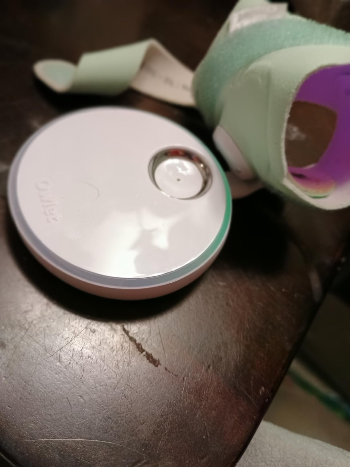 Owlet Dream Sock - Smart Baby Monitor View Heart Rate and Average Oxygen O2 as Sleep Quality Indicators. Wakings, Movement, and Sleep State. Digital Sleep Coach and Sleep Assist Prompts - Mint customer photo 2