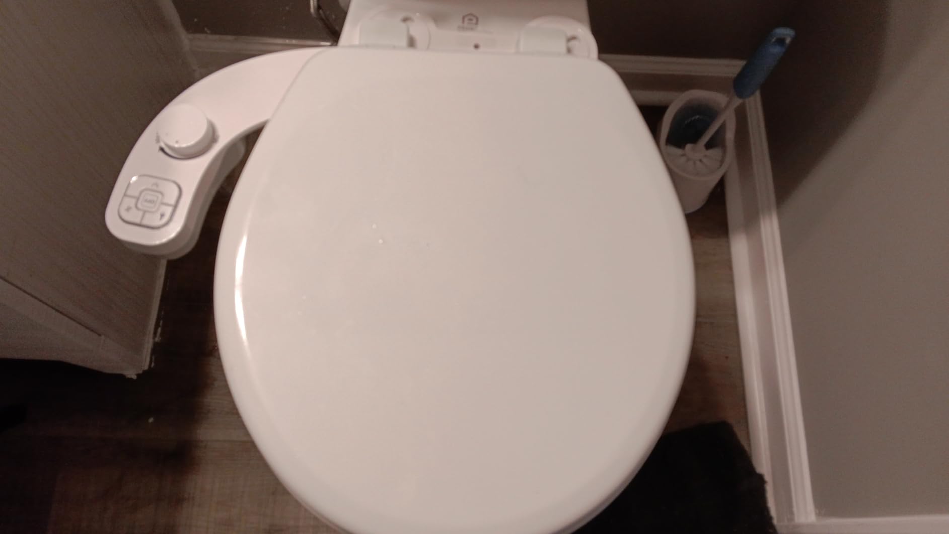 PIKETS Bidet Attachment for Toilet, Dual Nozzle (Frontal and Rear Wash) Non-Electric Fresh Water Toilet Seat Attachment with Nozzle Self Cleaning, Adjustable Water Pressure (Chrome Silver) customer photo 1