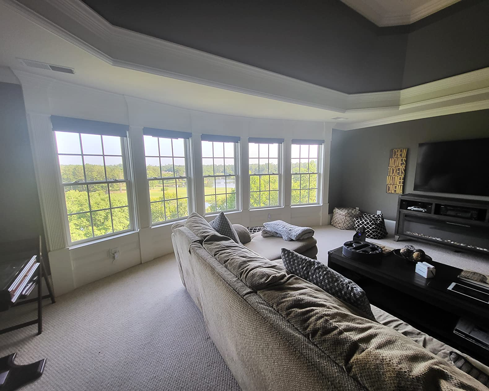 ZSTARR Motorized Smart Blind for Window with Remote Control, Automatic Blackout Roller Shade Customizable Size, with Valance Child Safety Rechargeable Battery Blinds customer photo 2