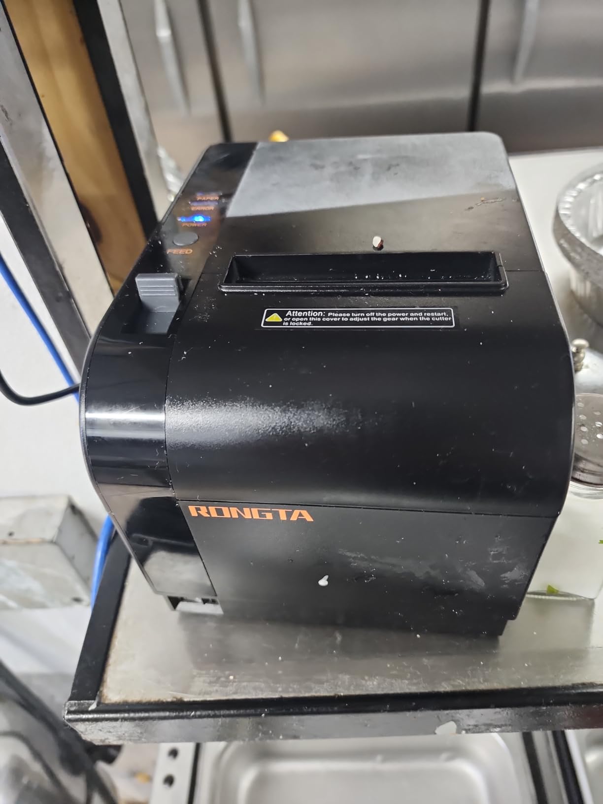 Rongta Thermal Receipt Printer, 80mm Receipt Printers, Thermal Pos Printer with Auto Cutter Support Cash Drawer, USB Serial Ethernet Support ESC/POS customer photo 2