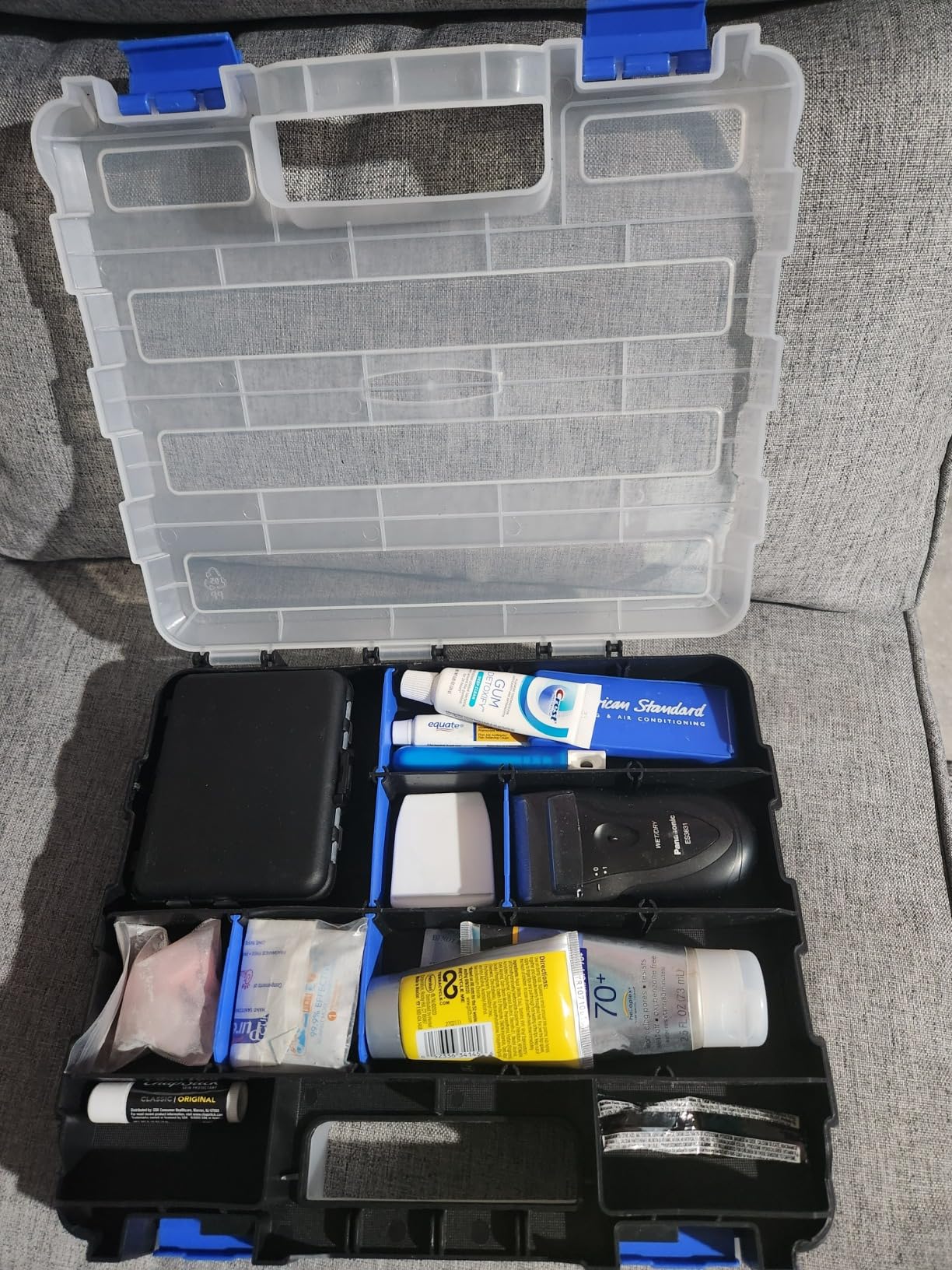 Small Parts Storage Case Tools Box Organizer Double Side 34 Compartments Hardware Organizers with Removable Plastic Dividers customer photo 2