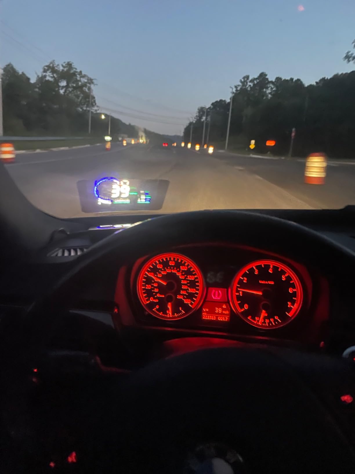 Heads Up Display for Cars, Digital Speedometer for Car A8 with OBD Function, 5.5 Inch Large Screen, HUD Speedometer for Car for All Vehicles (OBD2 Speedometer A8) customer photo 2