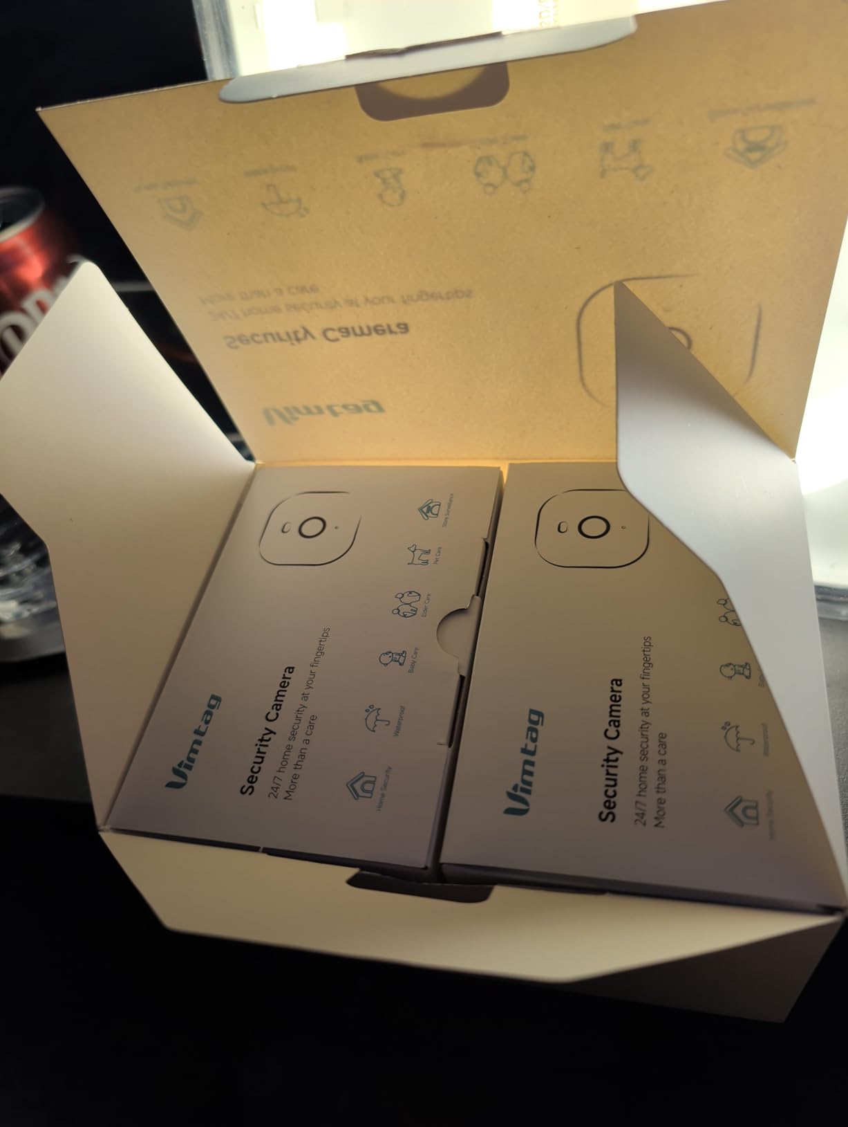 Vimtag Security Camera Outdoor 2.5K, 2.4G/5G Smart Wi-Fi Cameras for Home Security with Color Night Vision, Motion Activated Spotlight/Siren, IP66 customer photo 1