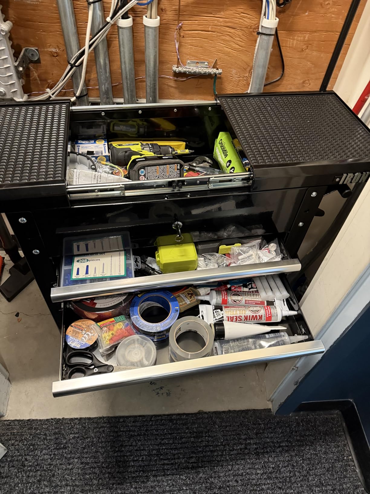 Ironton Mobile Tool Chest, Slide Top Tool Cart Made of Rust-Resistant Powder-Coat Finish, Mobile with Fully Opening Lid, Four Locking Drawers, Rolling Tool Carts Tool Cart with Drawers customer photo 2