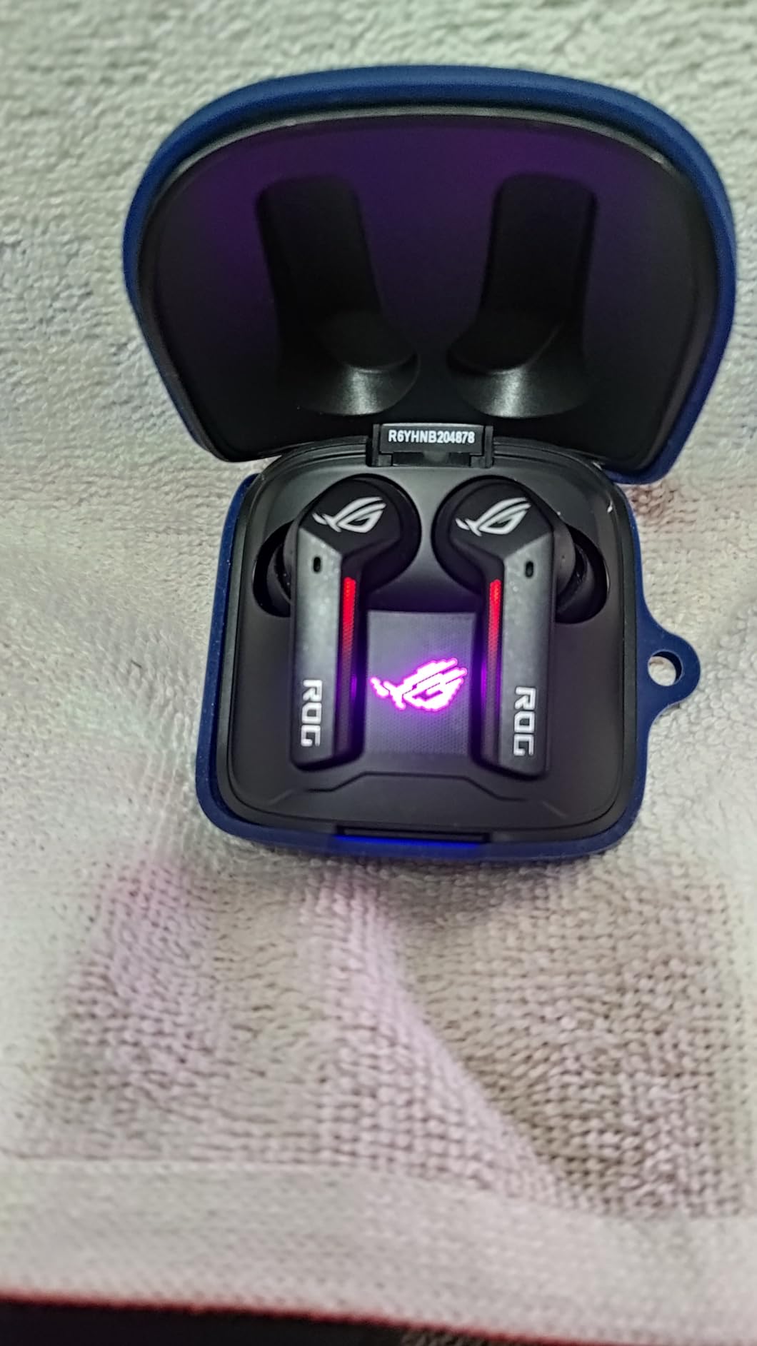 ASUS ROG Cetra True Wireless Gaming Earbuds - Bluetooth, Low-Latency, ANC Noise Cancelling, Touch Control, IPX4 Water Resistant, 27Hr Battery, Wireless Charging, for PC, Mobile, Switch, Ally/X - Black customer photo 2