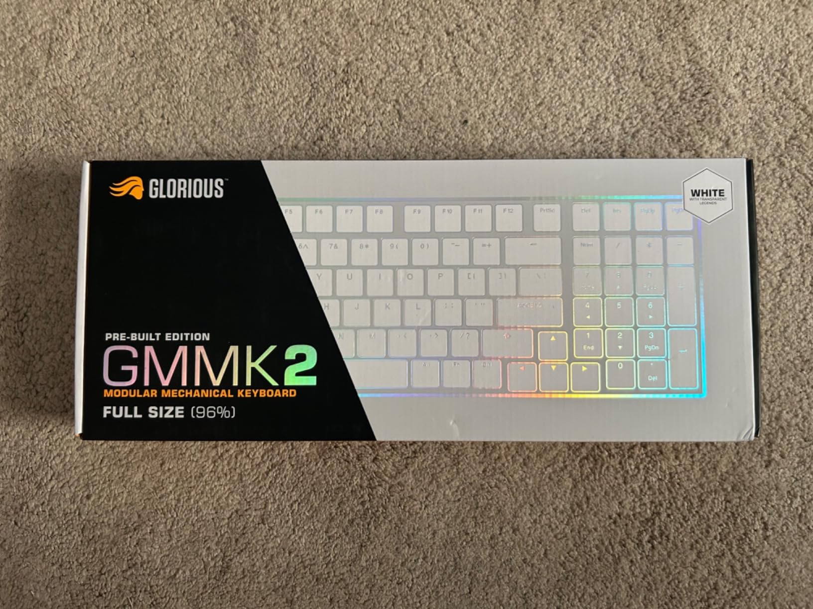 Glorious Gaming GMMK 2 Small Gaming Keyboard Base- Barebones Kit- TKL Hot Swappable DIY White Mechanical Keyboard - Wired, RGB Backlit,- PC Setup Accessories- 65%, White customer photo 1