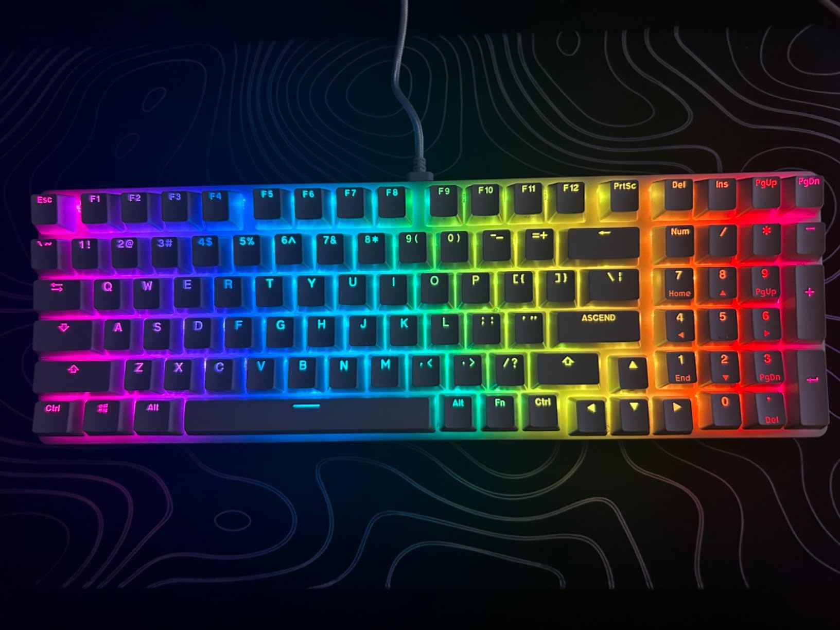 Glorious Gaming GMMK 2 Small Gaming Keyboard Base- Barebones Kit- TKL Hot Swappable DIY White Mechanical Keyboard - Wired, RGB Backlit,- PC Setup Accessories- 65%, White customer photo 2