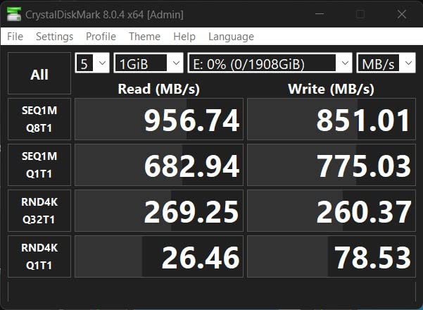 DockCase Visual Smart M.2 NVMe SSD Enclosure, Support 10s PLP Prevents Write Data Loss, USB 3.2 Gen 2 Type-C (10 Gbps), fits NVMe PCIe Size 2230/2242/2260/2280 customer photo 1