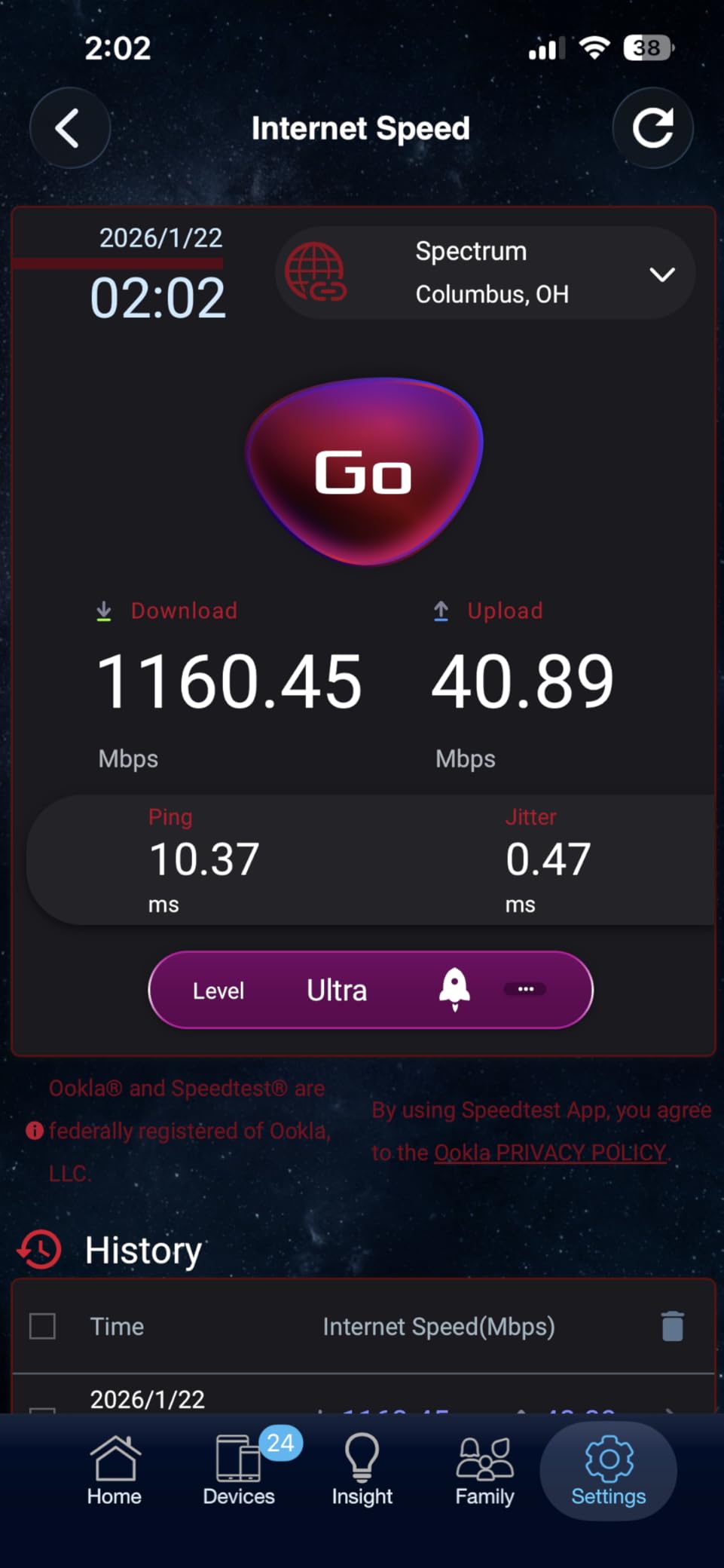 ASUS ROG Rapture WiFi 6E Gaming Router (GT-AXE16000) - Quad-Band, 6 GHz Ready, Dual 10G Ports, 2.5G WAN Port, AiMesh Support, Triple-Level Game Acceleration, Lifetime Internet Security customer photo 1