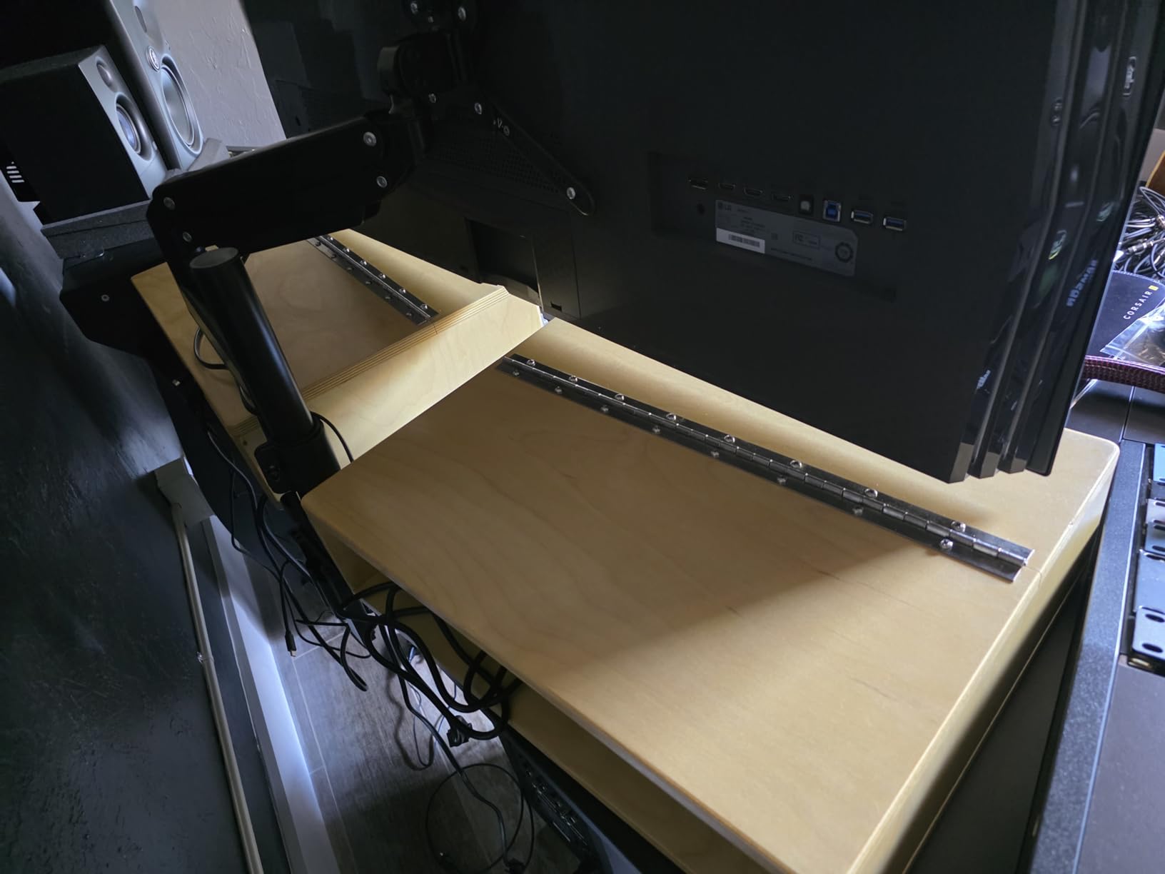 Sound Town DIY 2U Studio Rack with Solid Baltic Birch Plywood, Weathered Brown for Recording Room, Home Studio (SDRK-Y2B) customer photo 1