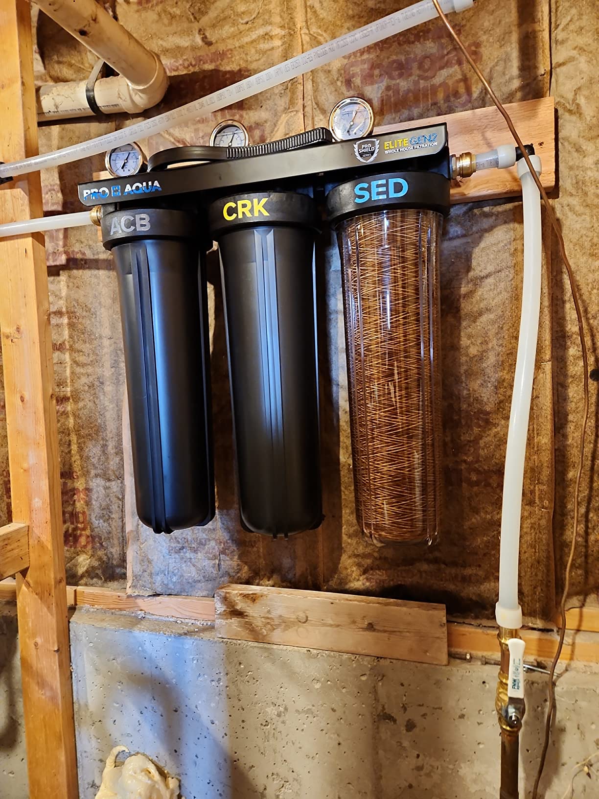 PRO+AQUA Elite 5-Stage Whole House Water Softener and Filter Bundle System for Well Water customer photo 1