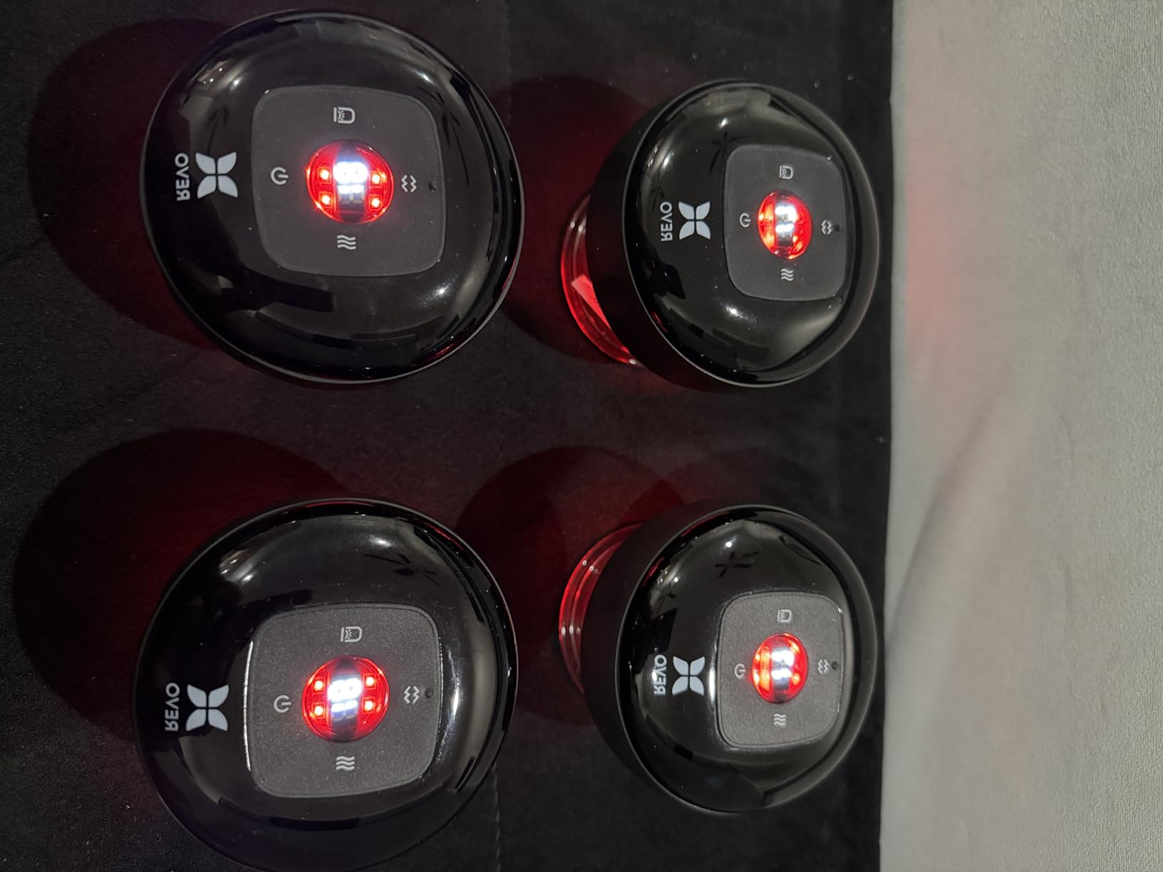 REVO The Original 4-in-1 Smart Cupping Therapy Massager, Red Light Therapy for Targeted Pain Relief, Knots, Aches, Muscle Soreness, Circulation & Tighter Skin, Portable Cupping Kit customer photo 1