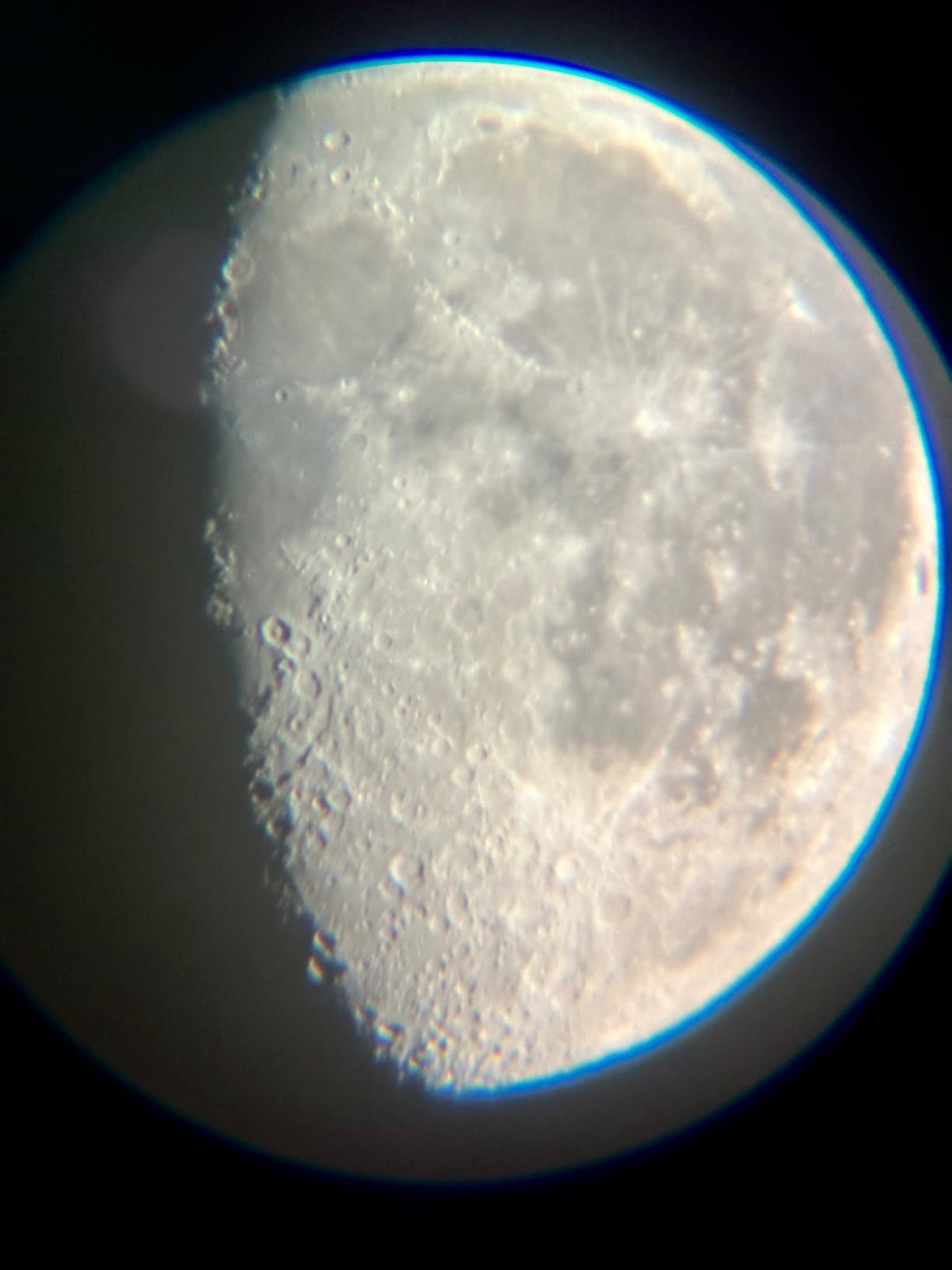 Lunar Telescope for Kids and Astronomy Beginners, Refractor Telescope with Finder Scope and 3 Eyepieces, Travel Telescope with Compact HD Binoculars for Moon Viewing Bird Watching Sightseeing customer photo 2