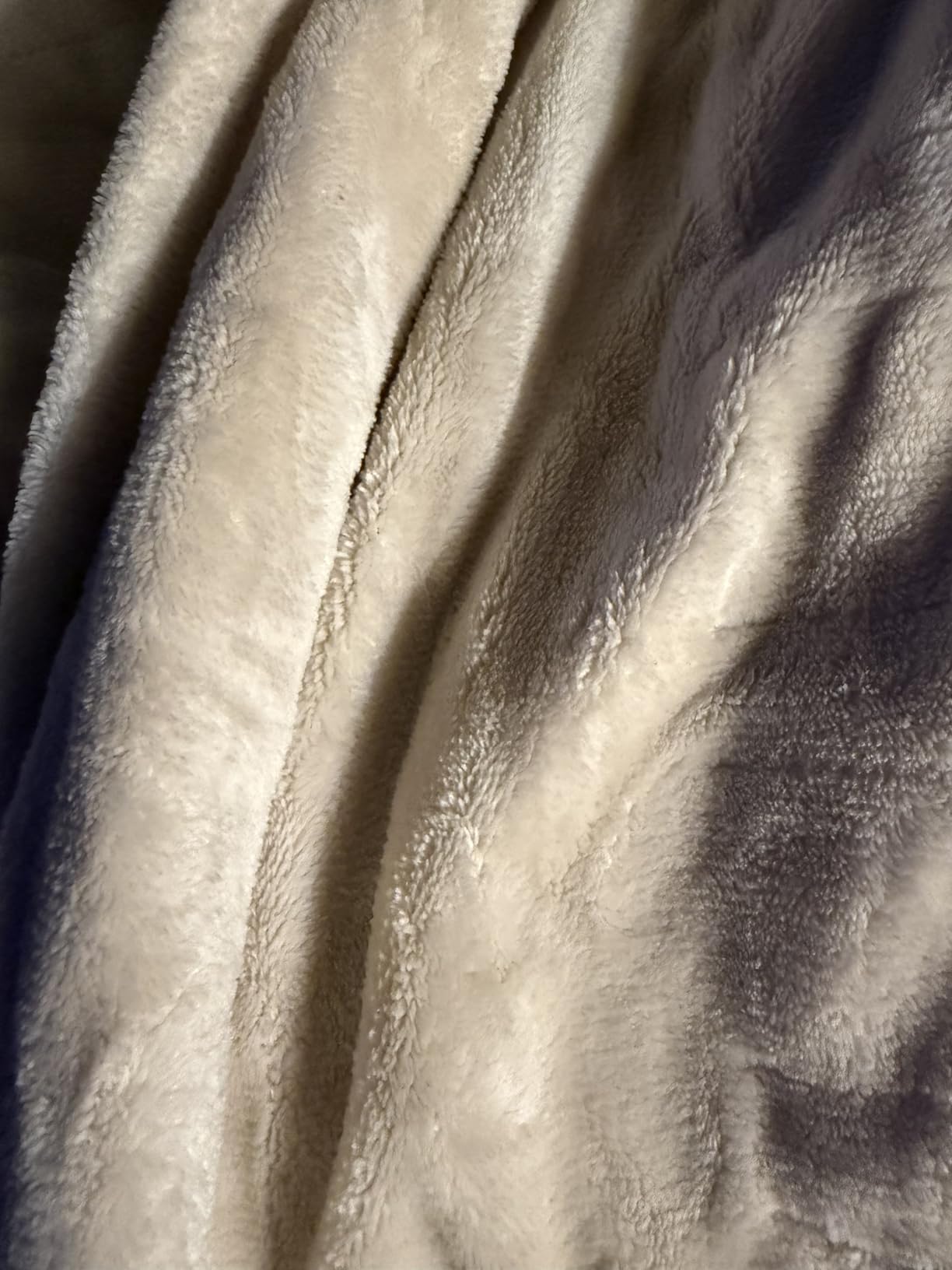 Sealy Electric Blanket King Size, Flannel Heated Blanket with10 Heating Levels & Auto Shut Off, Machine Washable, Beige, 100 x 90 Inch customer photo 1