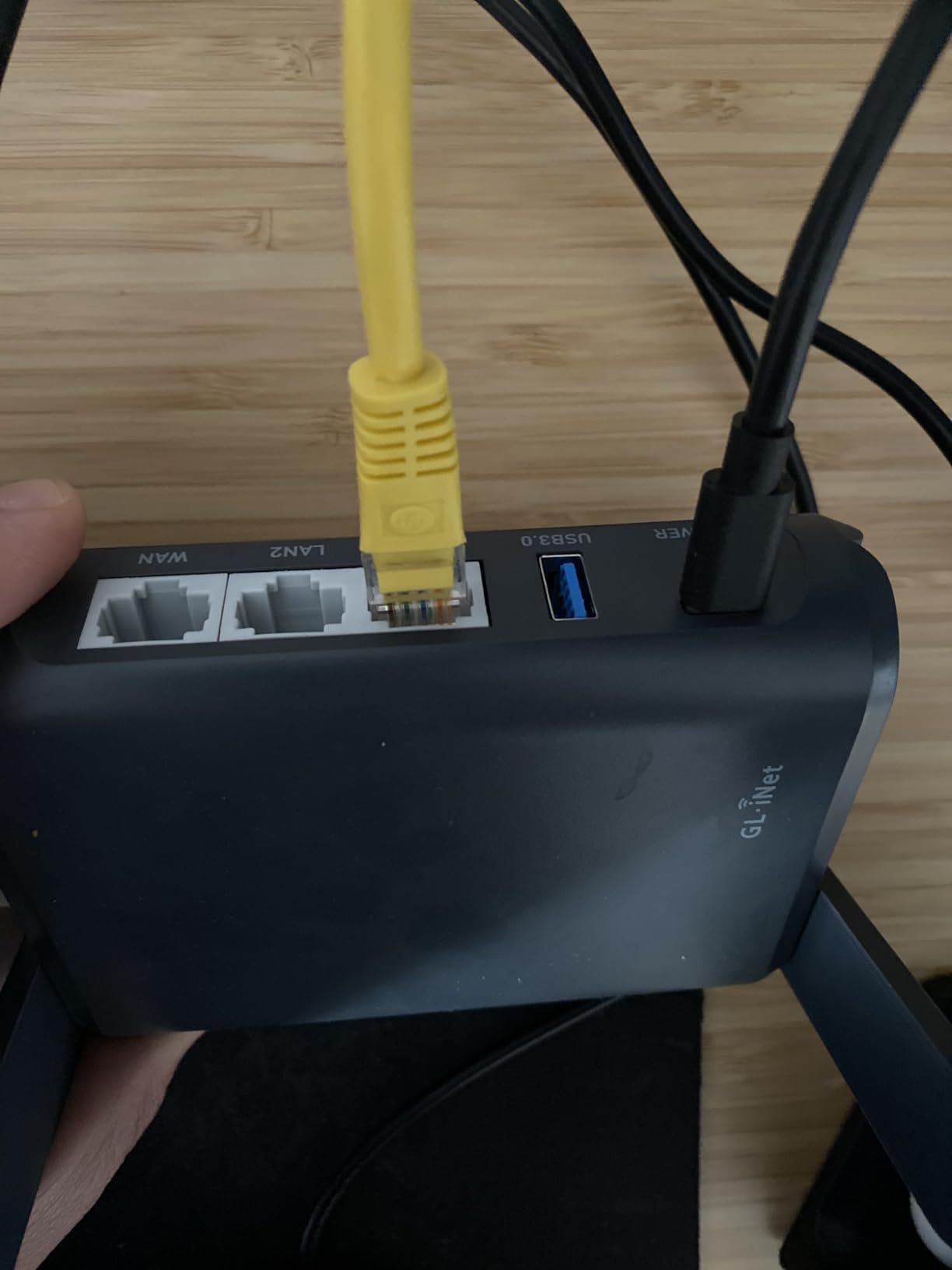 GL.iNet GL-AXT1800 (Slate AX) Portable Travel Router, Pocket Wi-Fi 6 Wireless Internet Router, Portable VPN Routers WiFi for Travel, Public Computer Routers, Business, Moblie/RV/Cruise/Plane customer photo 2