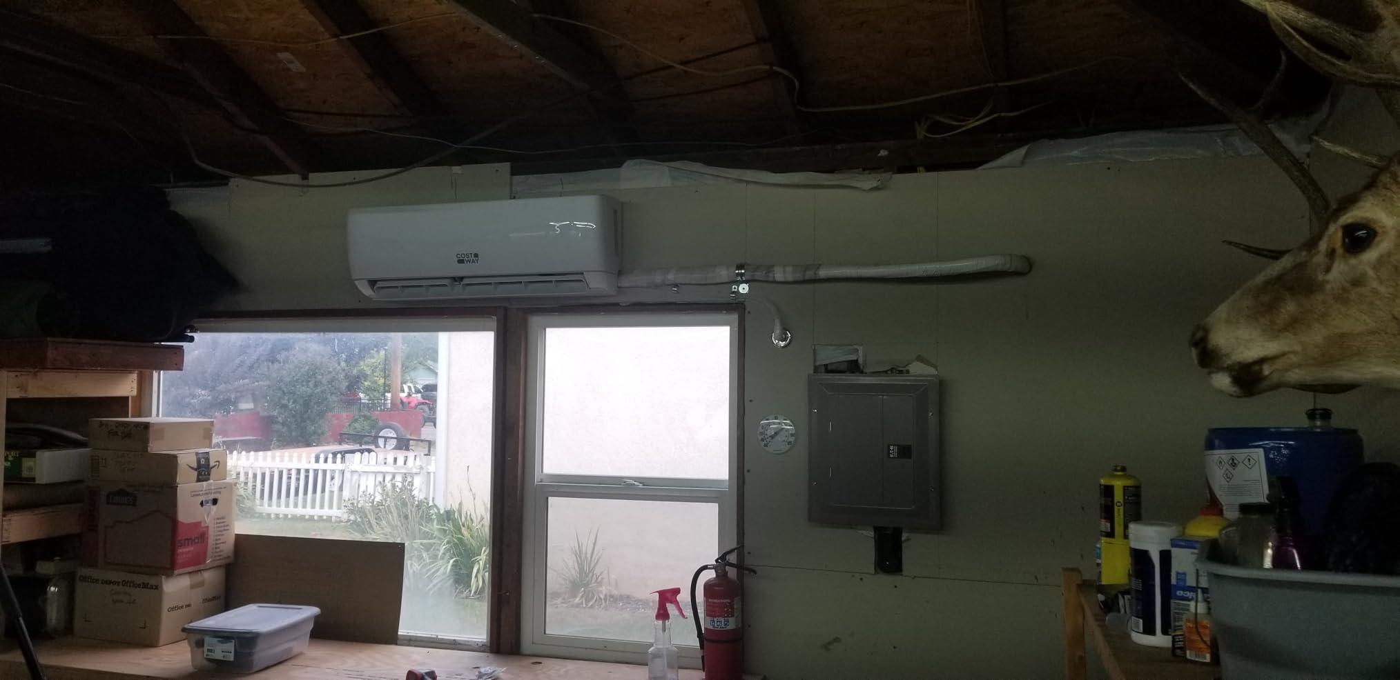 COSTWAY 12000BTU Mini Split Air Conditioner& Heater, 20 SEER2 115V Wall-Mounted Ductless AC Unit Cools Rooms up to 750 Sq. Ft, Energy Efficient Inverter AC with Heat Pump (Blast Series) customer photo 1