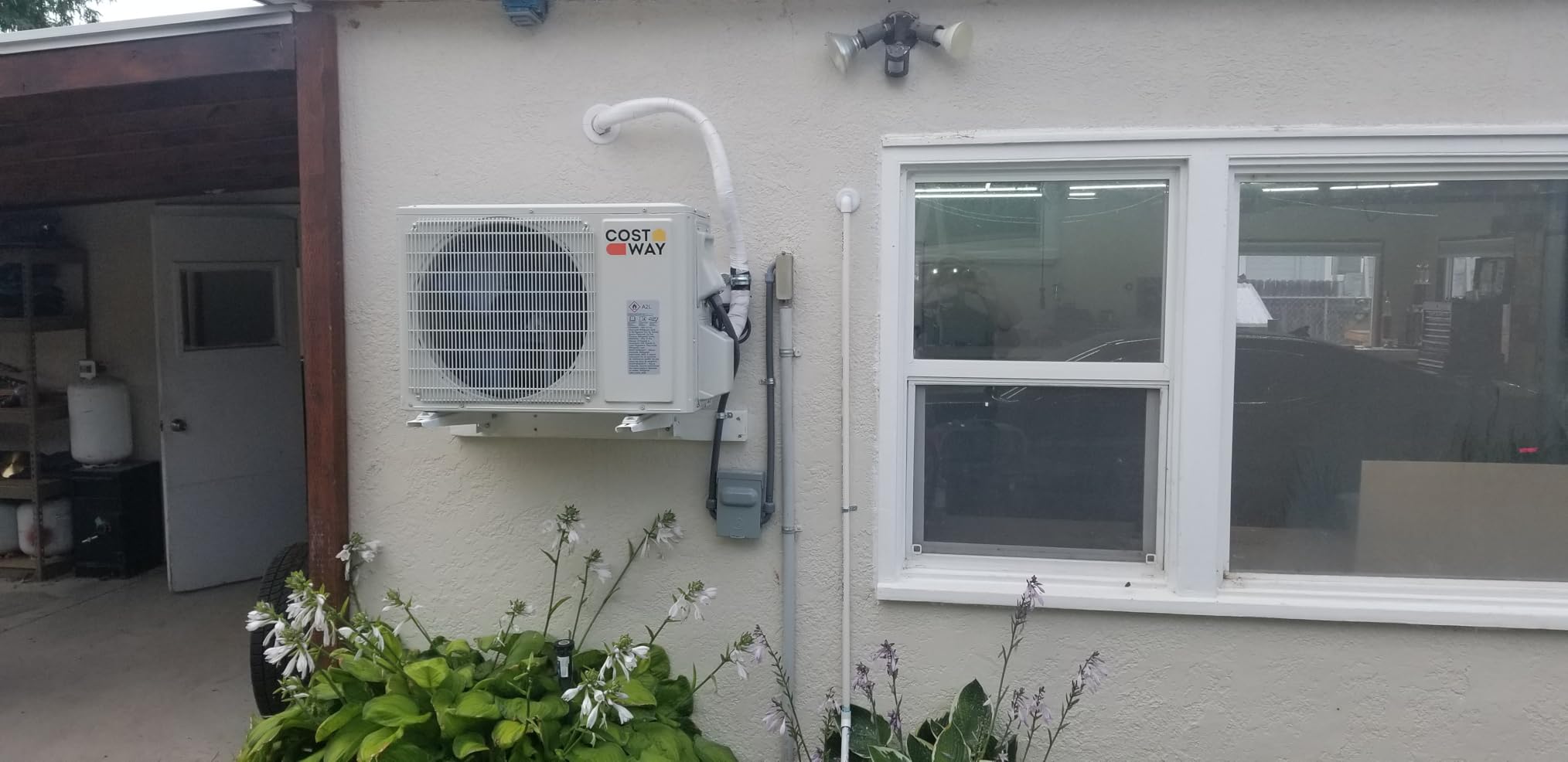COSTWAY 12000BTU Mini Split Air Conditioner& Heater, 20 SEER2 115V Wall-Mounted Ductless AC Unit Cools Rooms up to 750 Sq. Ft, Energy Efficient Inverter AC with Heat Pump (Blast Series) customer photo 2