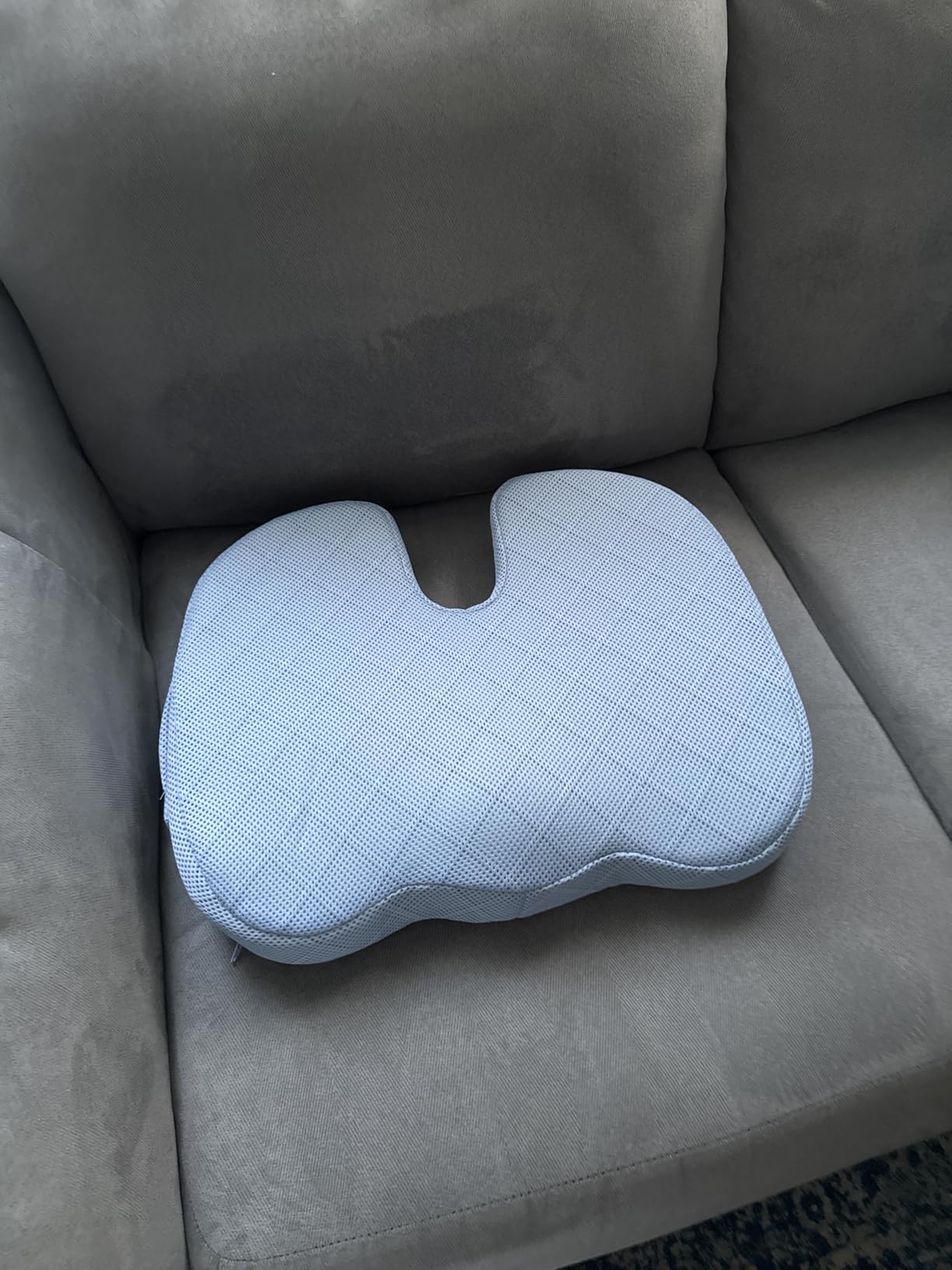 TushGuard Seat Cushion - Memory Foam Cushion for Office Chair, Car Seat, Airplane - Sciatica & Hip & Coccyx Pain Relief for Long Sitting customer photo 2