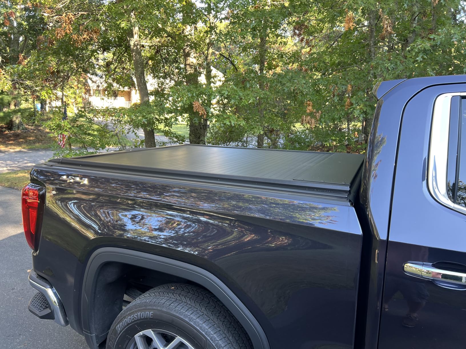 ONINE Pull-Lock-Go Retractable Hard Tonneau Cover Custom fit 2019-2026 Chevy Silverado/GMC Sierra 1500 5.8ft Truck Bed Aluminum Matte Black customer photo 2
