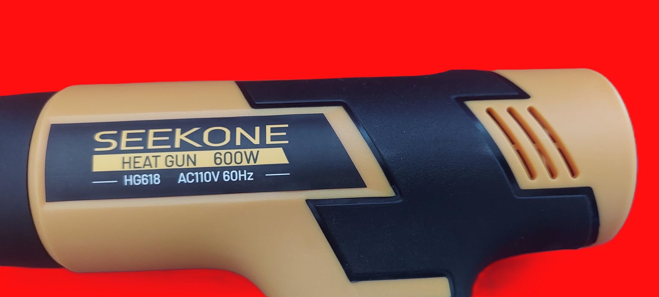 SEEKONE Mini Heat Gun, 600W Dual Temperature Hot Air Gun Tool 572℉ & 932℉, With 4.9Ft Long Cable and Overheat Protection for Crafts, Embossing, Paint Stripping, Shrink Wrap, and Heat Shrink Tube customer photo 1