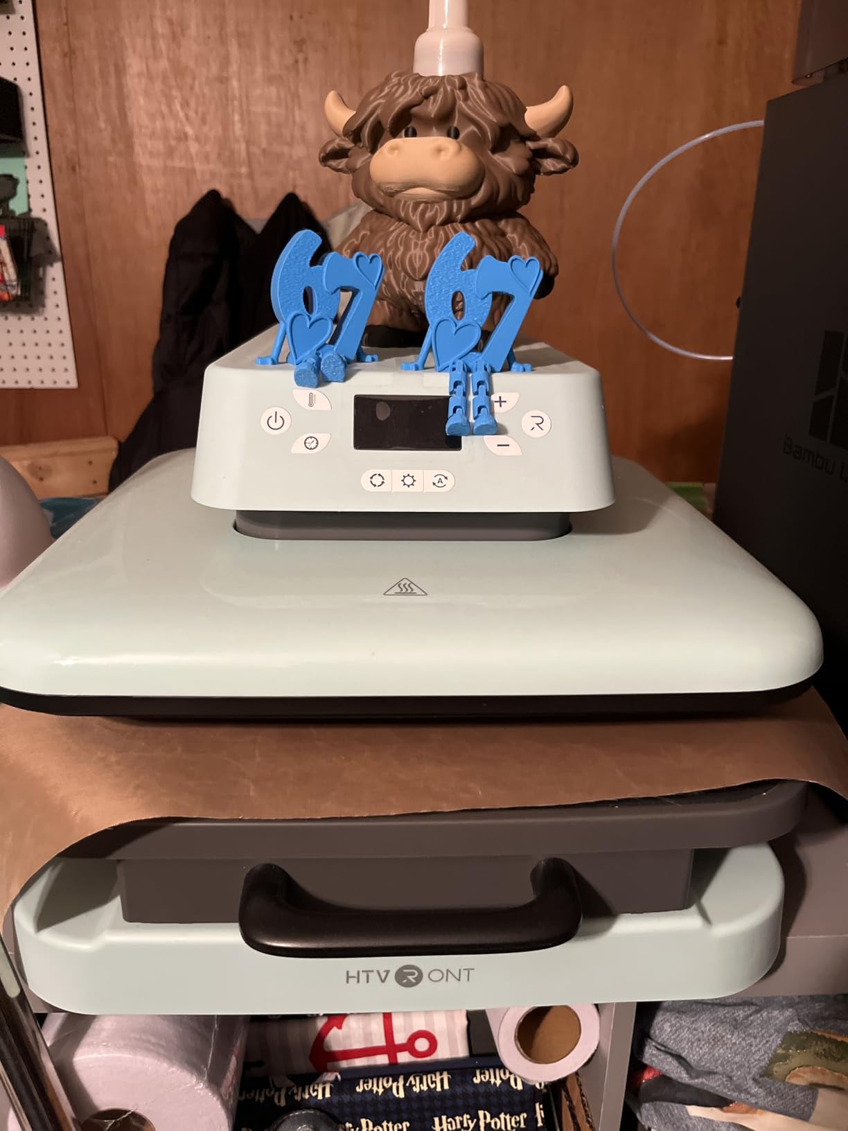 HTVRONT Auto Heat Press Machine for T Shirts - 15x15 Smart T Shirt Press Machine with Auto Release customer photo 2