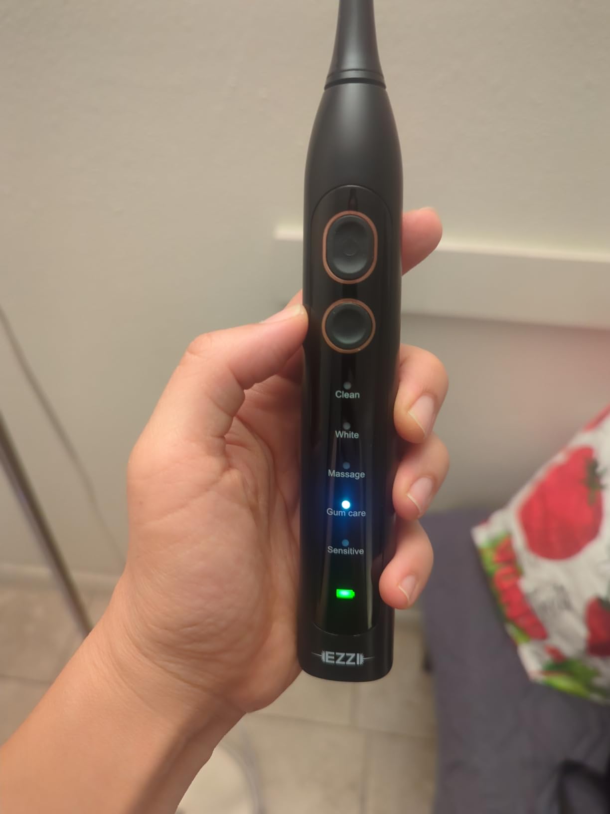 Sonic Electric Toothbrush | Ultra Soft Tapered Bristles | 60-Day Rechargeable Battery | 42,000 Vibrations/Min | for Adults, Sensitive Teeth, Receding Gum Disease, Whitening, Braces, Travel customer photo 2