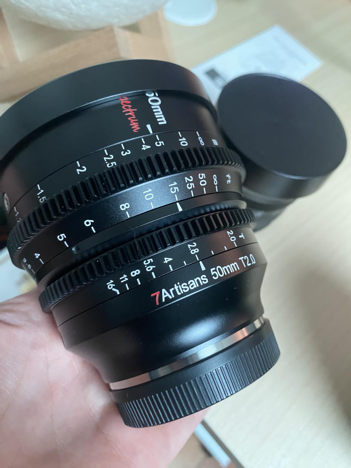 7artisans 50mm T2.0 Cine Lens for Sony E Mount Camera Full Frame Large Aperture customer photo 1