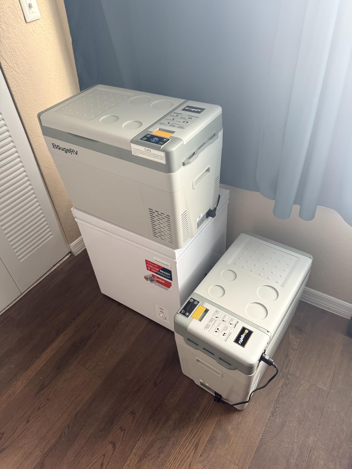 BougeRV 12 Volt Refrigerator, CRPRO 30 Quart 12V Car Fridge, Portable Freezer (-8℉~50℉) for Overlanding customer photo 1