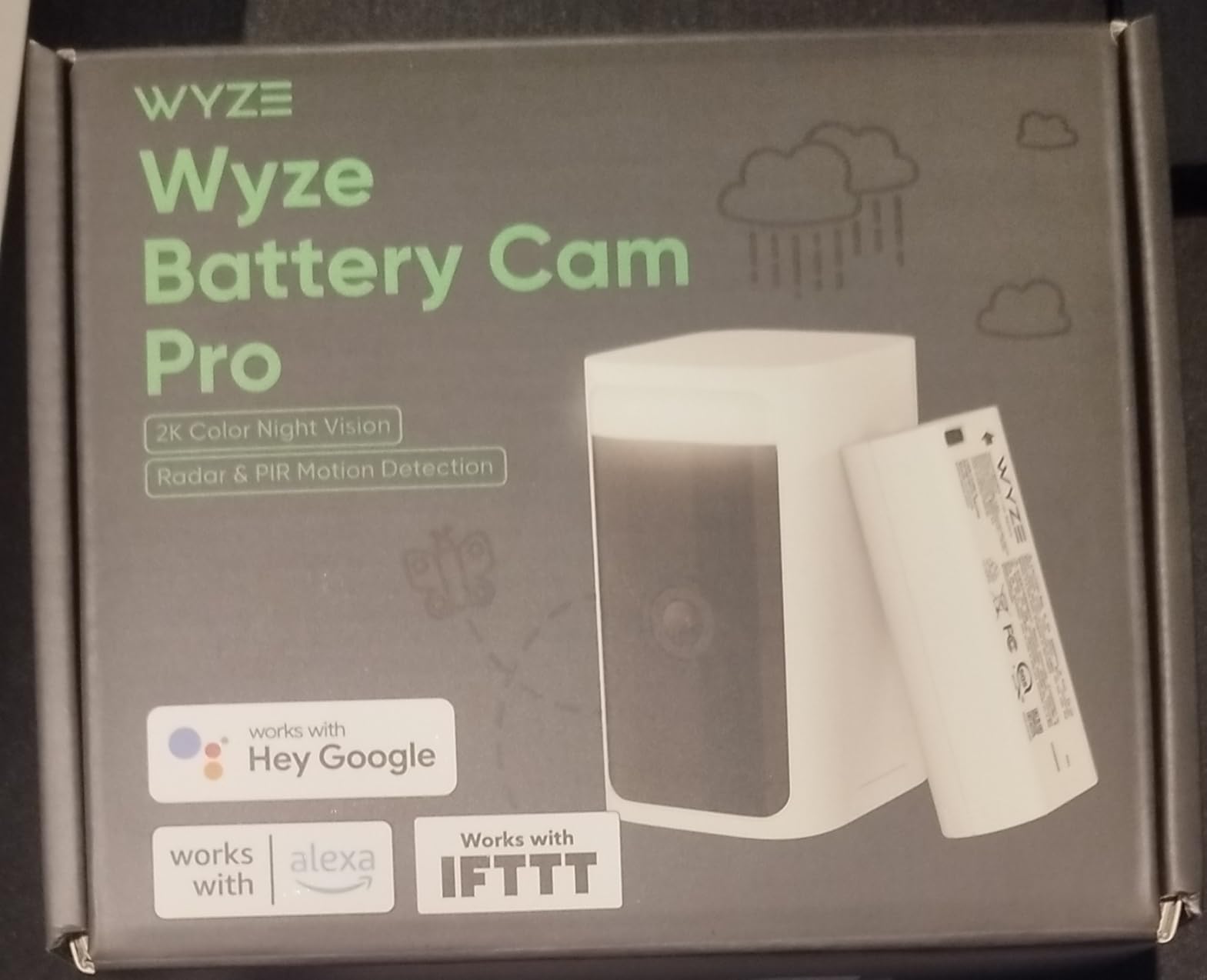 Wireless Outdoor/Indoor Battery Security Camera, 2.5K HDR Color Night Vision, Integrated Spotlight & Siren, Motion Detection, 2-Way Audio, Alexa & Google Assistant Compatible, Free Expert Support customer photo 1