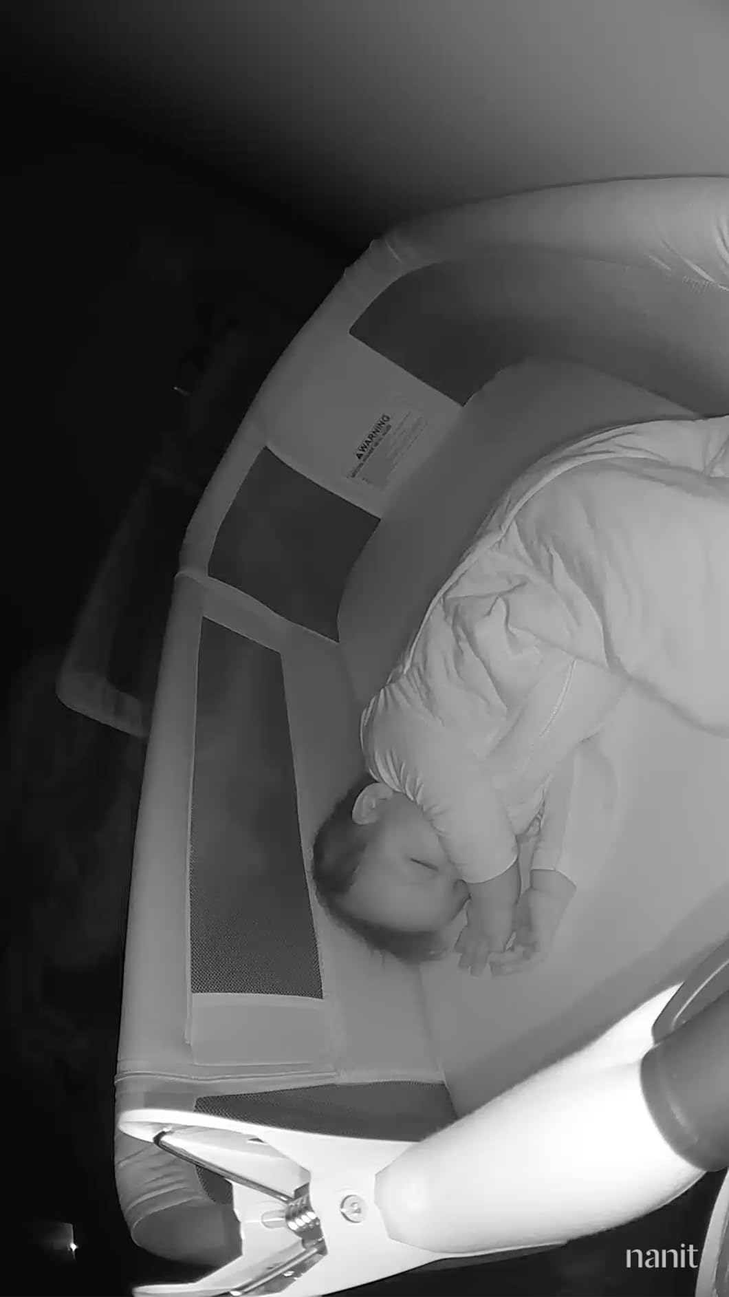 Nanit Pro Smart Baby Monitor & Flex Stand - 1080p Wi-Fi Video Camera, Sensor-Free Sleep & Breathing Motion Tracker, 2-Way Audio, Sound/Motion/Cry Notifications, Night Vision, and Breathing Band customer photo 2