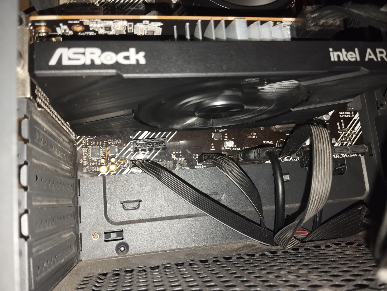 ASRock Intel Arc A380 Challenger ITX 6GB OC Graphics Card | Single Slot ITX | 2250 MHz | 6GB GDDR6 | DisplayPort 2.0 | HDMI 2.0b | 0dB Cooling | 8K Support customer photo 2