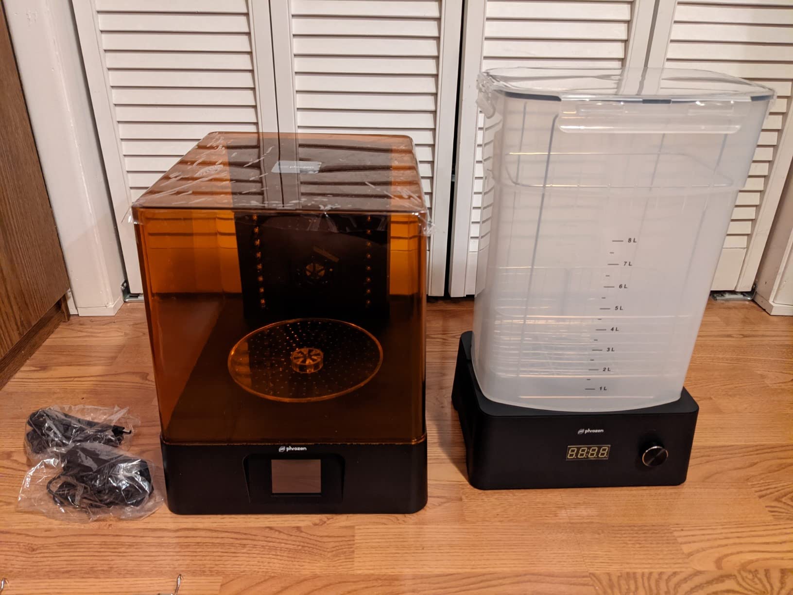 phrozen Wash & Cure Kit, Washing Station, Curing Station, Wash, Cure, and Dry, One Stop Post-Printing Solution, Large Build, Fan Drying Mode, Ultra high UV Light Power customer photo 2