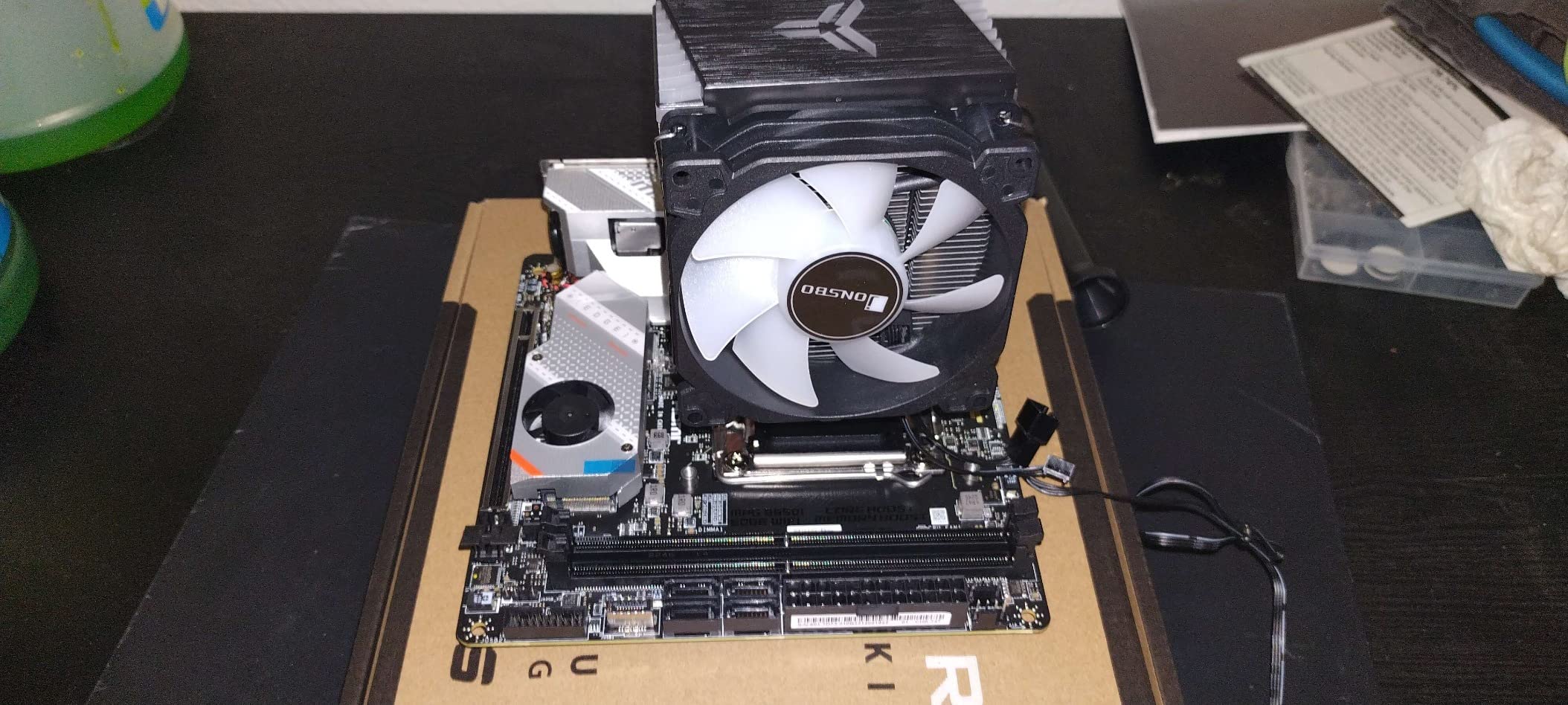 MSI MPG B650I Edge WiFi Gaming Motherboard (AMD Ryzen 9000/8000/7000 Series Processors, AM5, DDR5, PCIe 4.0, M.2, Wi-Fi 6E, Bluetooth 5.3, 2.5Gbps LAN, Mini-ITX) customer photo 2