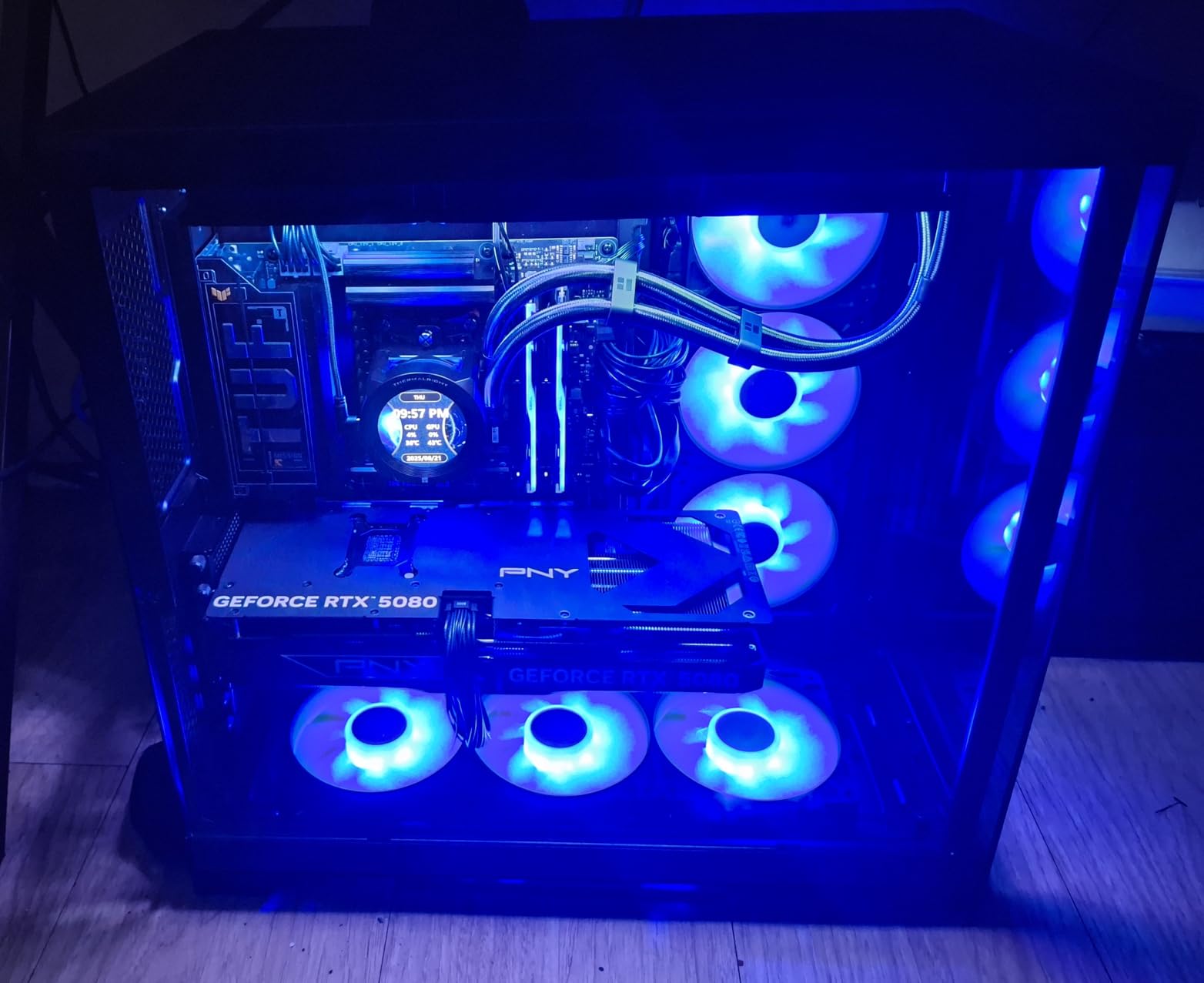 G.SKILL Trident Z5 RGB Series DDR5 RAM (Intel XMP 3.0) 64GB (2x32GB) 6400MT/s CL32-39-39-102 1.40V Desktop Computer Memory U-DIMM - Matte Black customer photo 1