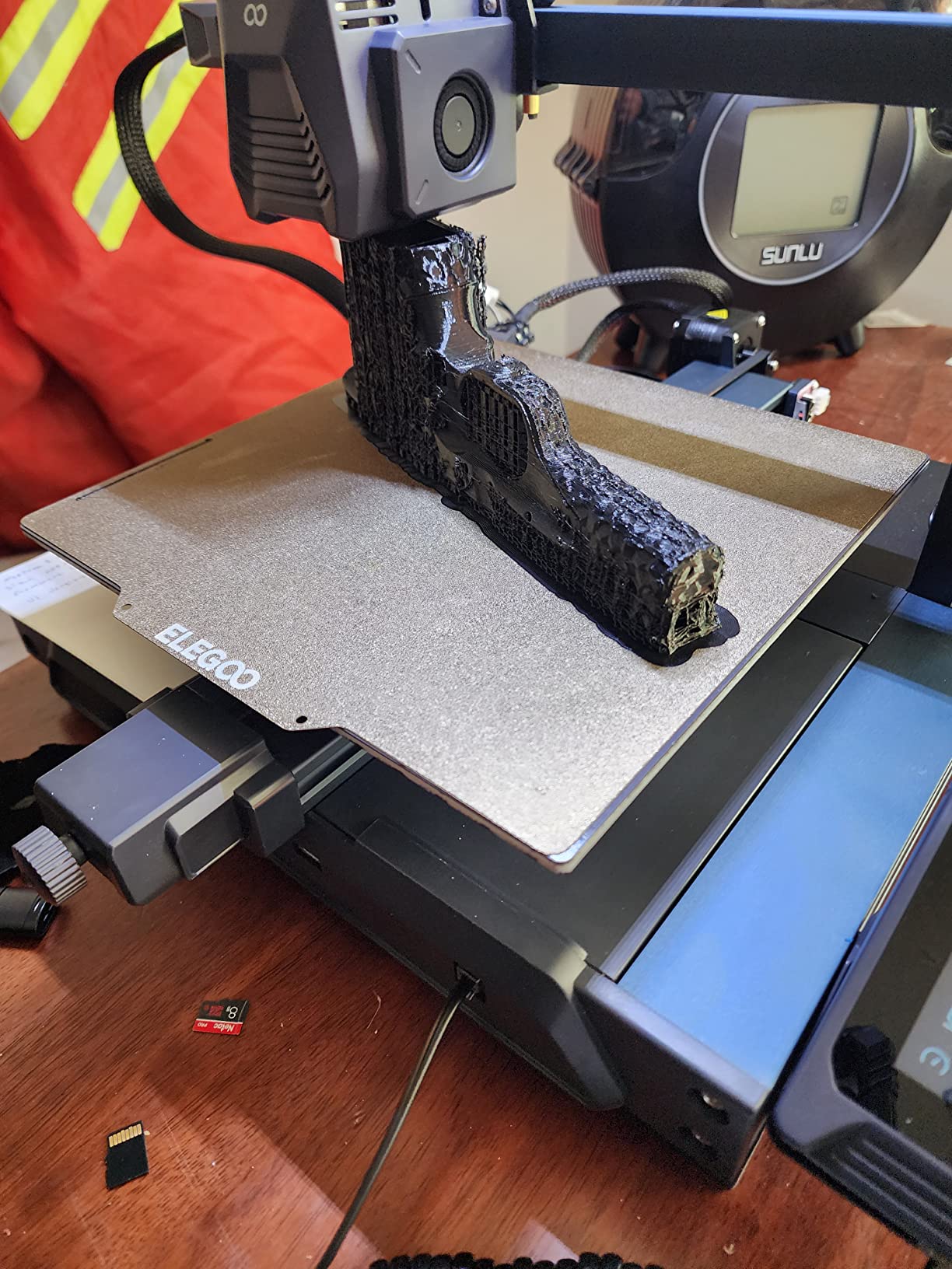 Elegoo Neptune 3 Pro 3D Printer, Quick Assembly with Auto Leveling, Direct Drive Extruder, PEI Flexible Platform and Removable Touchscreen, 8.85x8.85x11 inch Printing Size customer photo 2