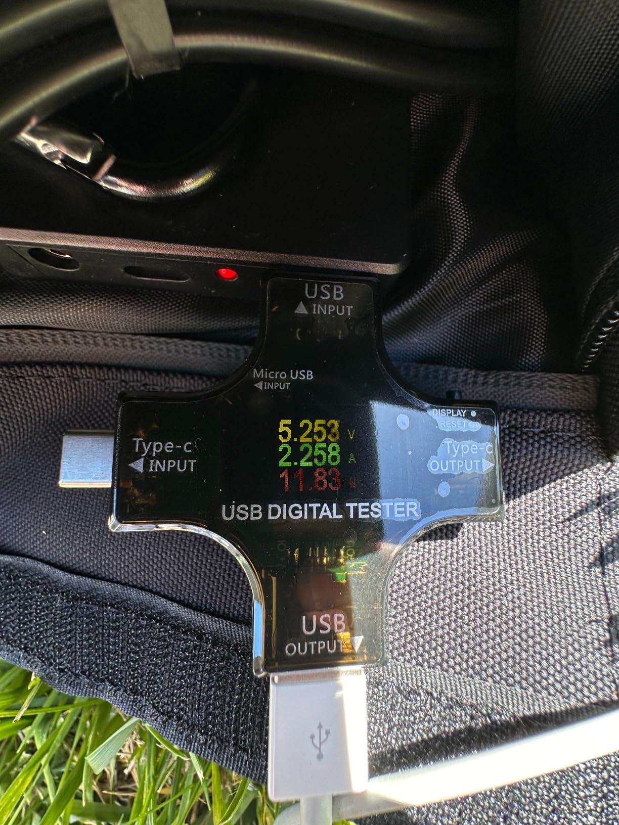 BLAVOR 10W Portable Solar Charger(5V/2A Max), Small Foldable Solar Panel with USB-C USB-A Outputs Compatible with Cell Phone Tablet, IPX4 Waterproof for Camping, Hiking, Backpacking customer photo 2