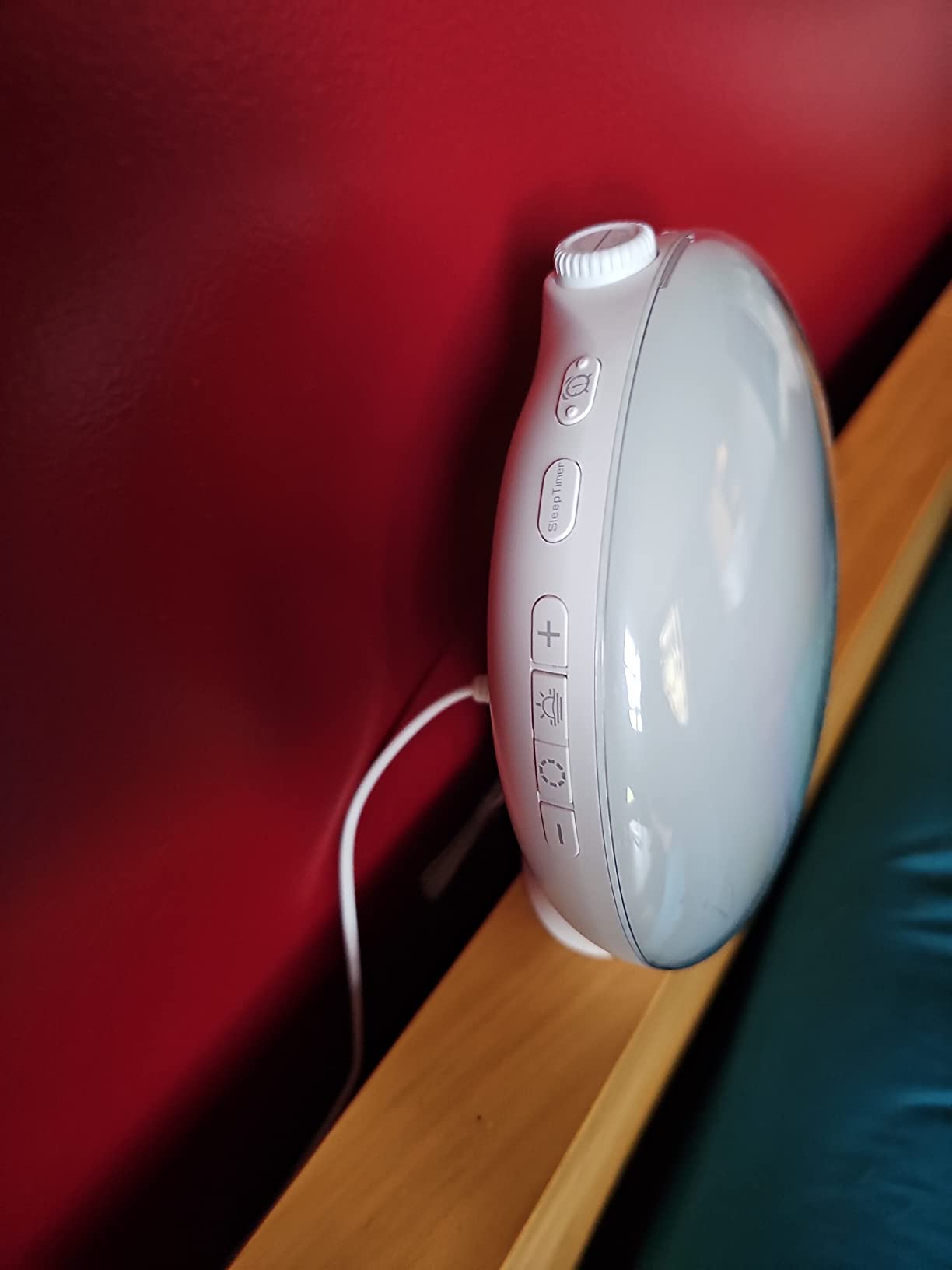 Wake Up Light Sunrise Alarm Clock for Bedroom, 17 Nightlights, Sound Machine with 5W Bluetooth Speaker, 25 Soothing Sounds, SleepTimer, Dual Alarms, FM Radio, Ideal Gift for Baby, Kids, Adults, Senior customer photo 1