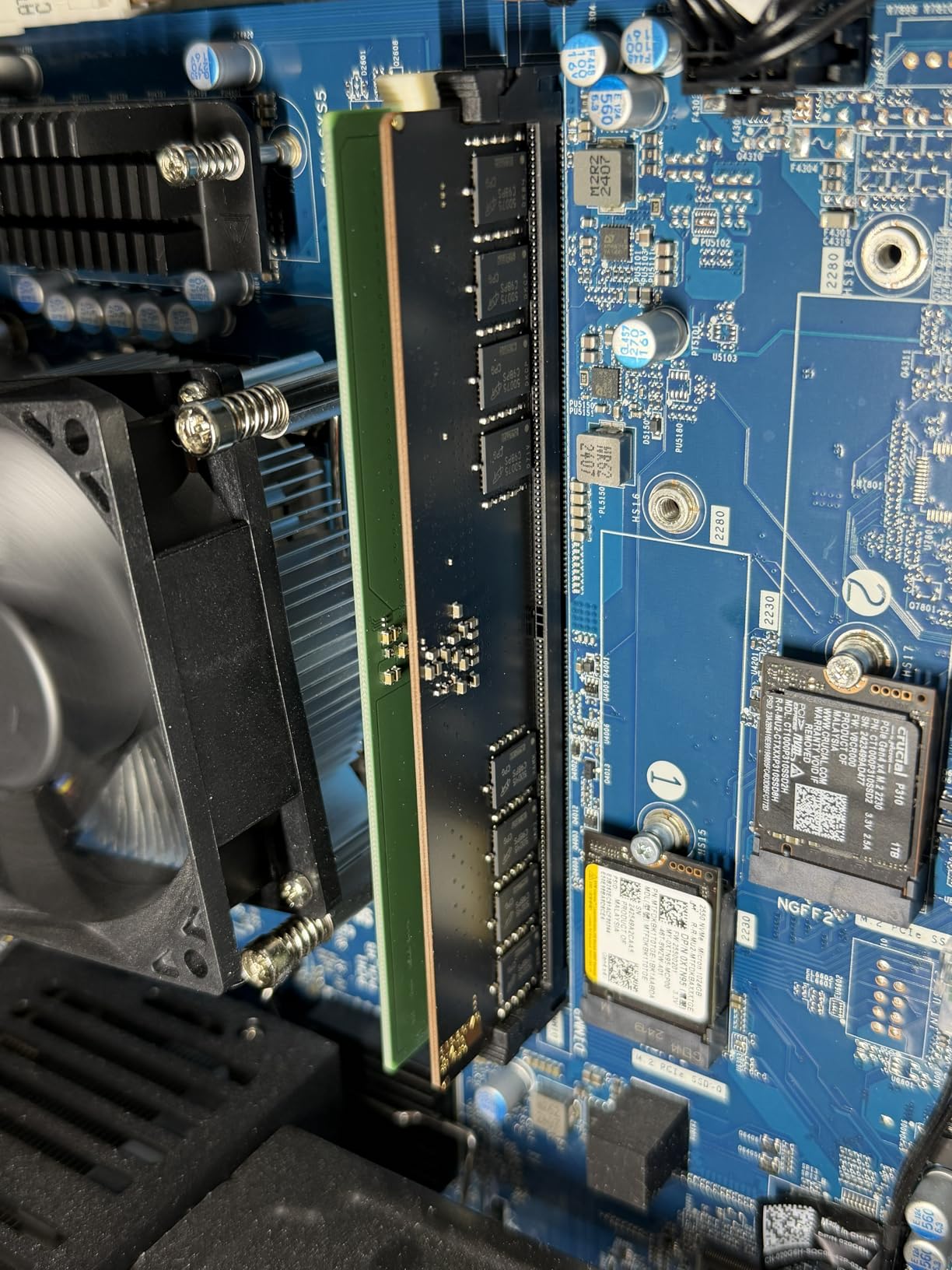 Crucial 32GB DDR5 RAM Kit (2x16GB), 5600MHz Desktop Memory, UDIMM 288-Pin - CT2K16G56C46U5 customer photo 1