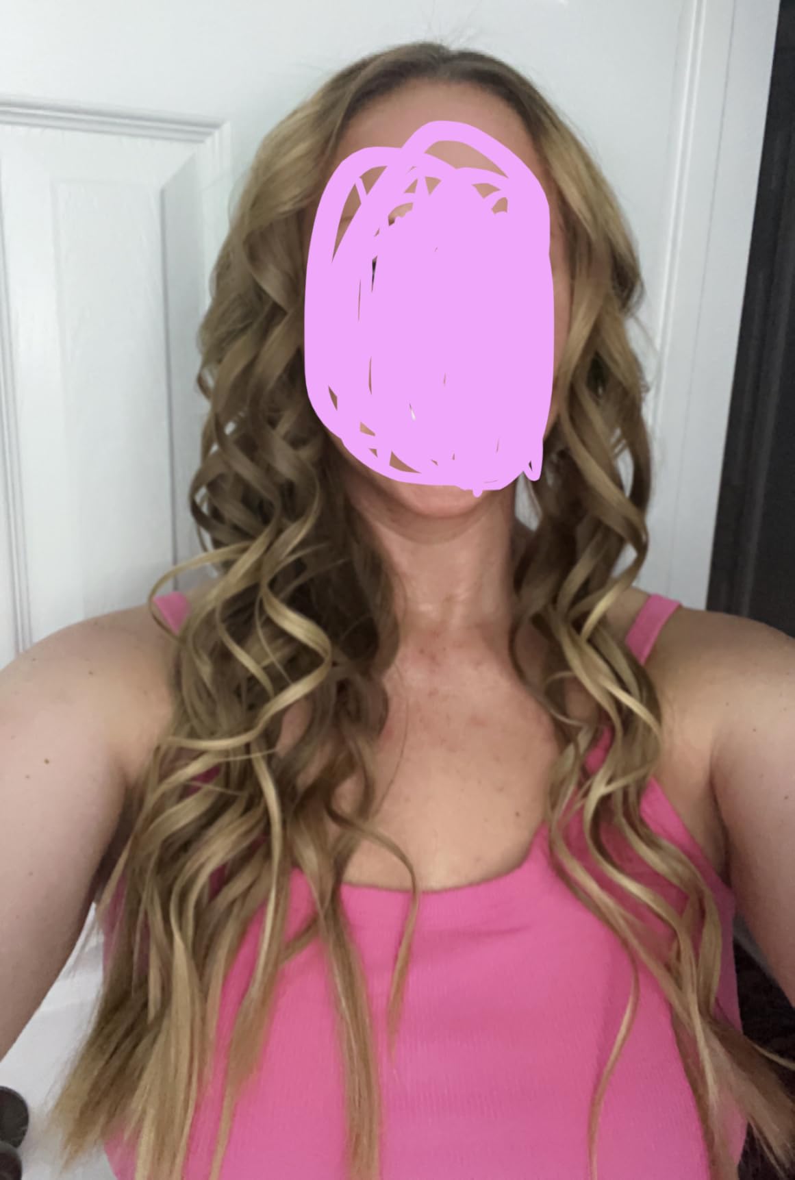 L'ANGE Hair Le Curl 32 MM Titanium Curling Wand | Professional 1.25 Inch Curling Iron for All Hair Types | Clip Free Hair Curler | Best Curling Wand for Tighter Curls & Beach Waves customer photo 2