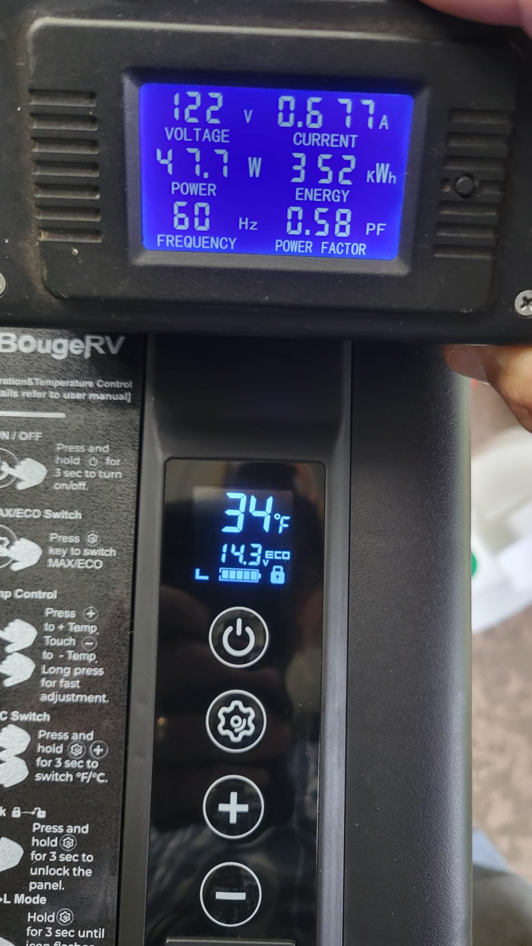 BougeRV 12 Volt Refrigerator 12V Car Fridge 30 Quart Portable Freezer Compressor Cooler for Truck RV customer photo 1