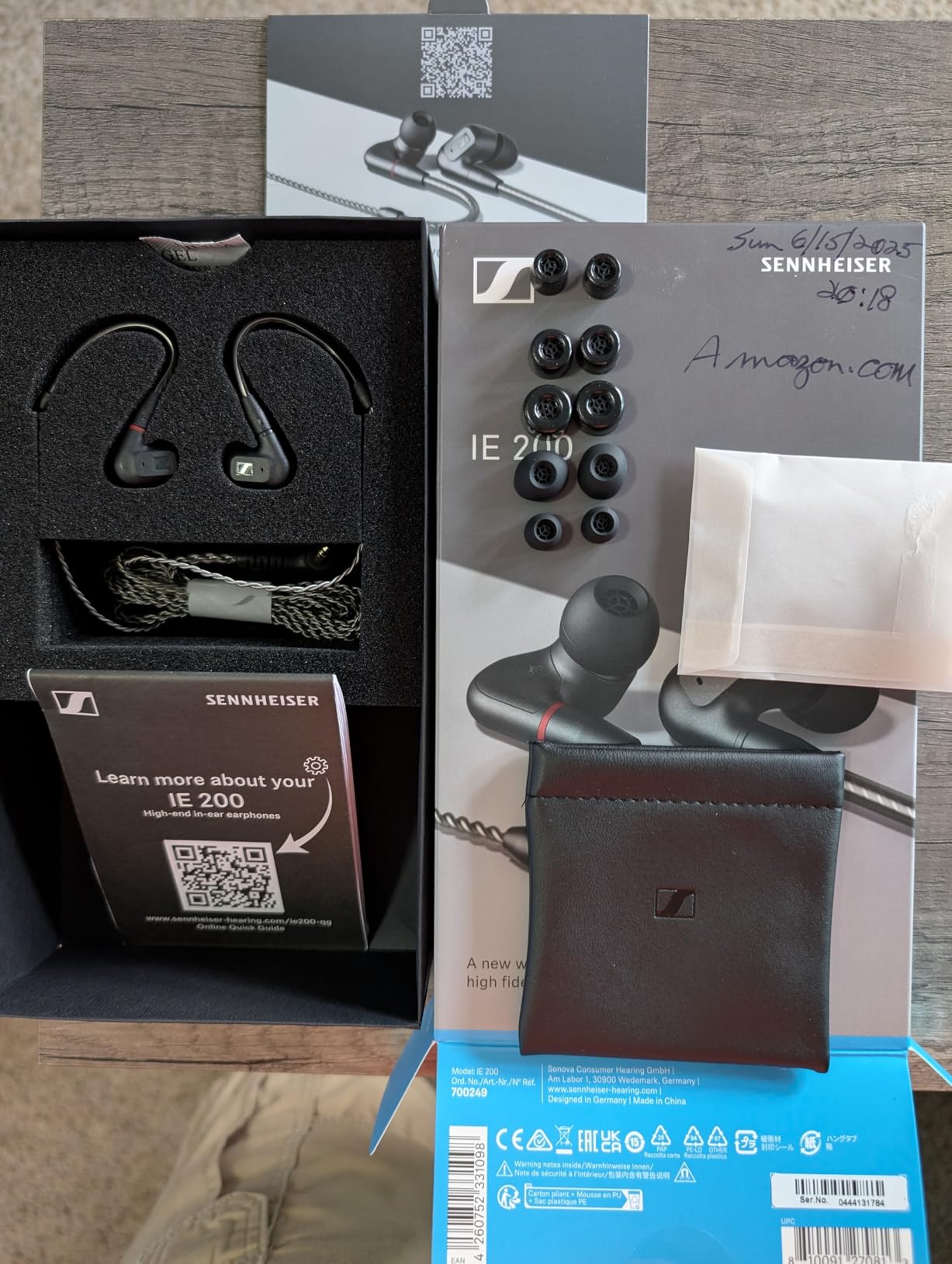 Sennheiser Consumer Audio IE 200 In-Ear Audiophile Headphones - Black customer photo 1