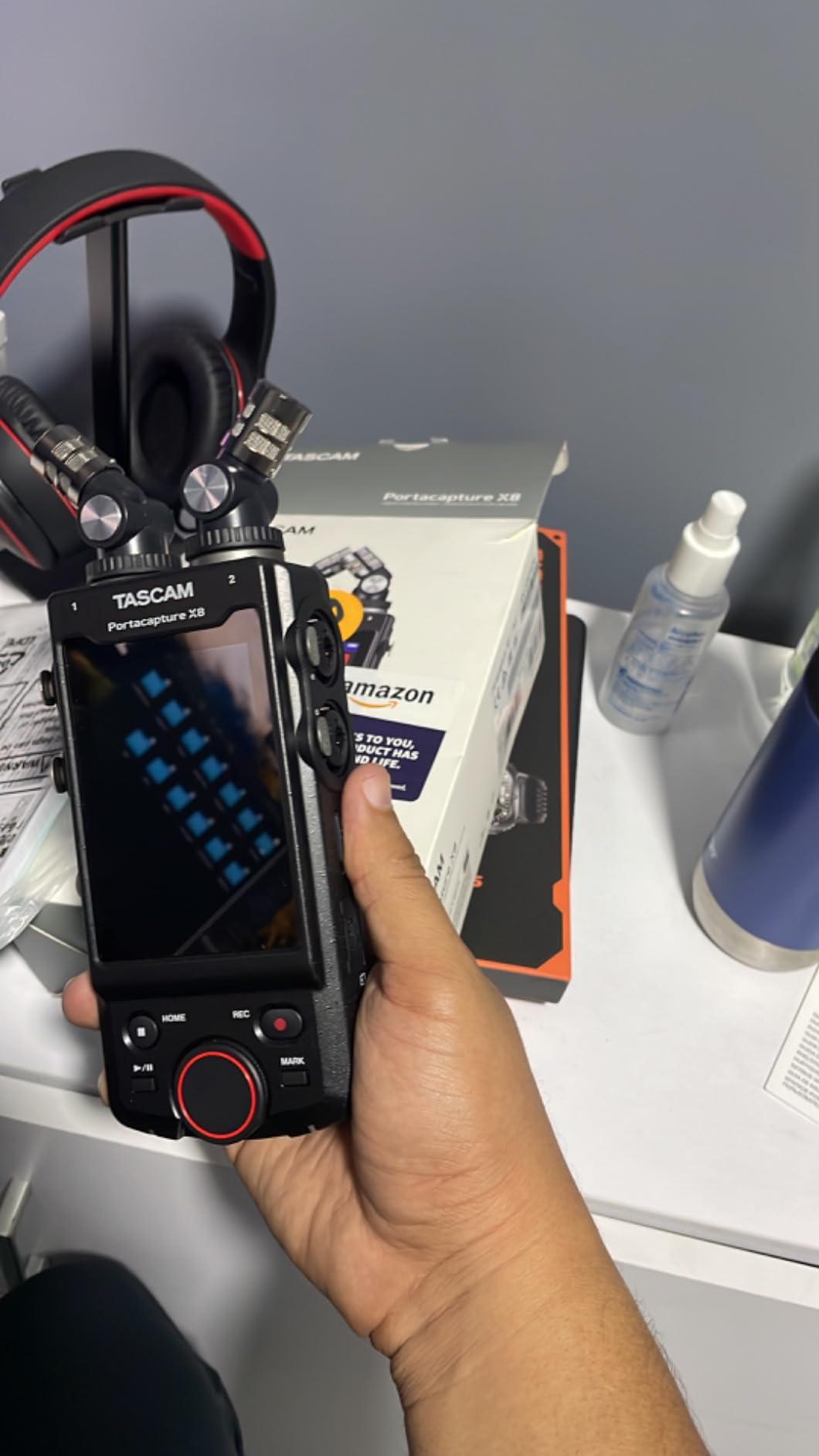 TASCAM Portacapture X6 32-bit Float Portable Audio Recorder customer photo 1