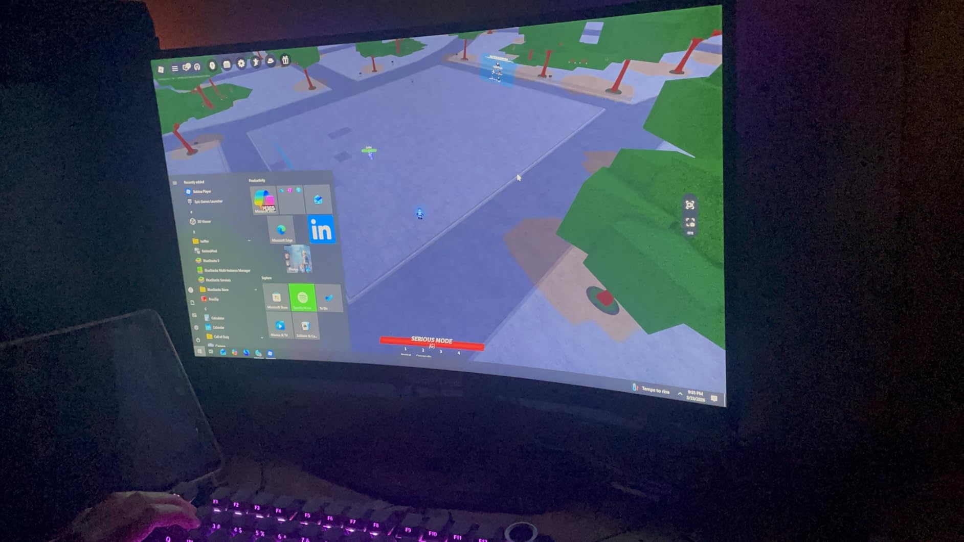 Sceptre New Curved 24.5-inch Gaming Monitor up to 240Hz 1080p R1500 1ms DisplayPort x2 HDMI x2 Blue Light Shift Build-in Speakers, Machine Black 2025 (C255B-FWT240 Series) customer photo 1