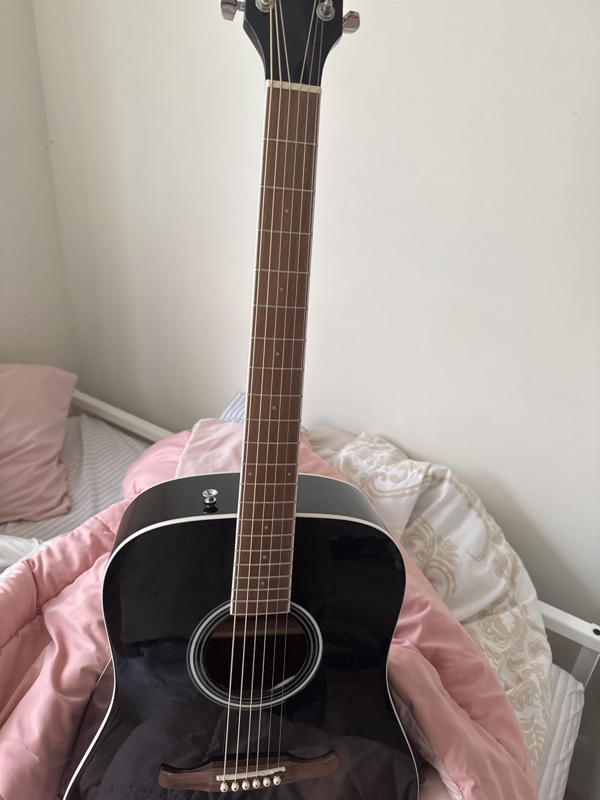 Fender Dreadnought Acoustic Guitar - Natural Bundle with Gig Bag, Tuner, Strings, Picks, and Austin Bazaar Instructional DVD customer photo 1