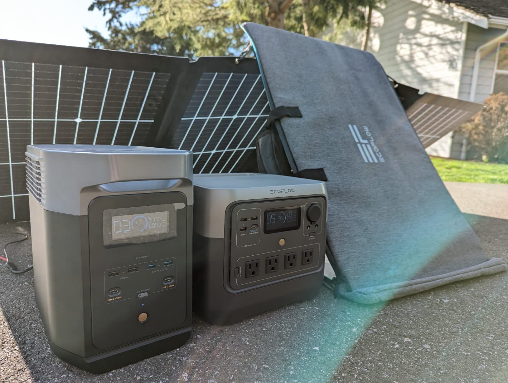 EF ECOFLOW Portable Power Station RIVER 2 Pro, 768Wh LiFePO4 Battery, 70 Min Fast Charging, 4X800W (X-Boost 1600W) AC Outlets, Solar Generator for Outdoor Camping/RVs/Home Use customer photo 2