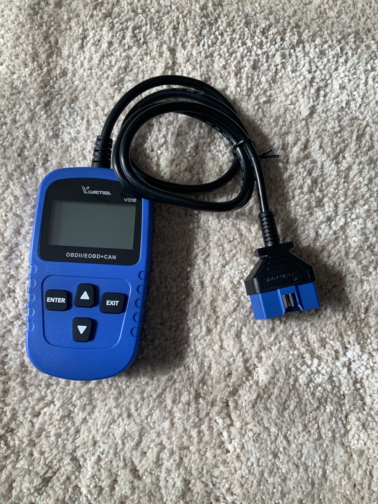 VDIAGTOOL VD10 OBD2 Scanner Code Reader Car Diagnostic Tool Engine Fault Code Reader for Turn Off CEL with Freeze Frame/I/M Readiness for All OBDII Protocol Cars customer photo 1