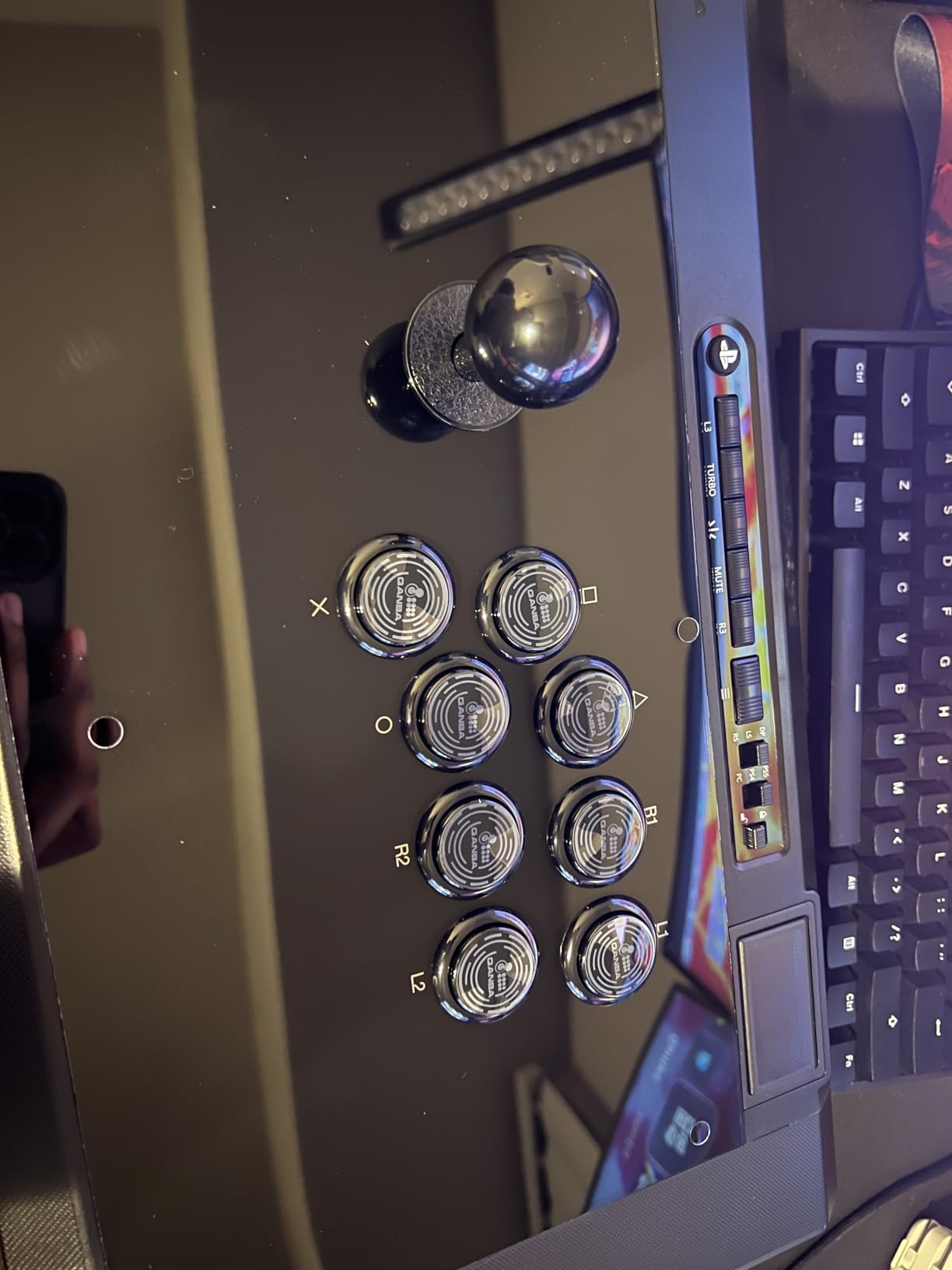 Qanba Q7 Obsidian 2 Wired Joystick for PlayStation 5/4 and PC customer photo 1