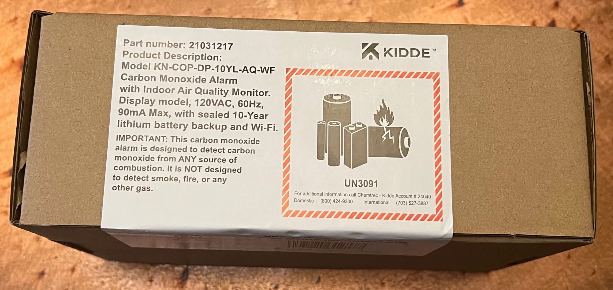 Kidde Smart Carbon Monoxide Detector & Indoor Air Quality Monitor, Plug In Wall, WiFi, Alexa Compatible Device, Voice & App Alerts customer photo 1