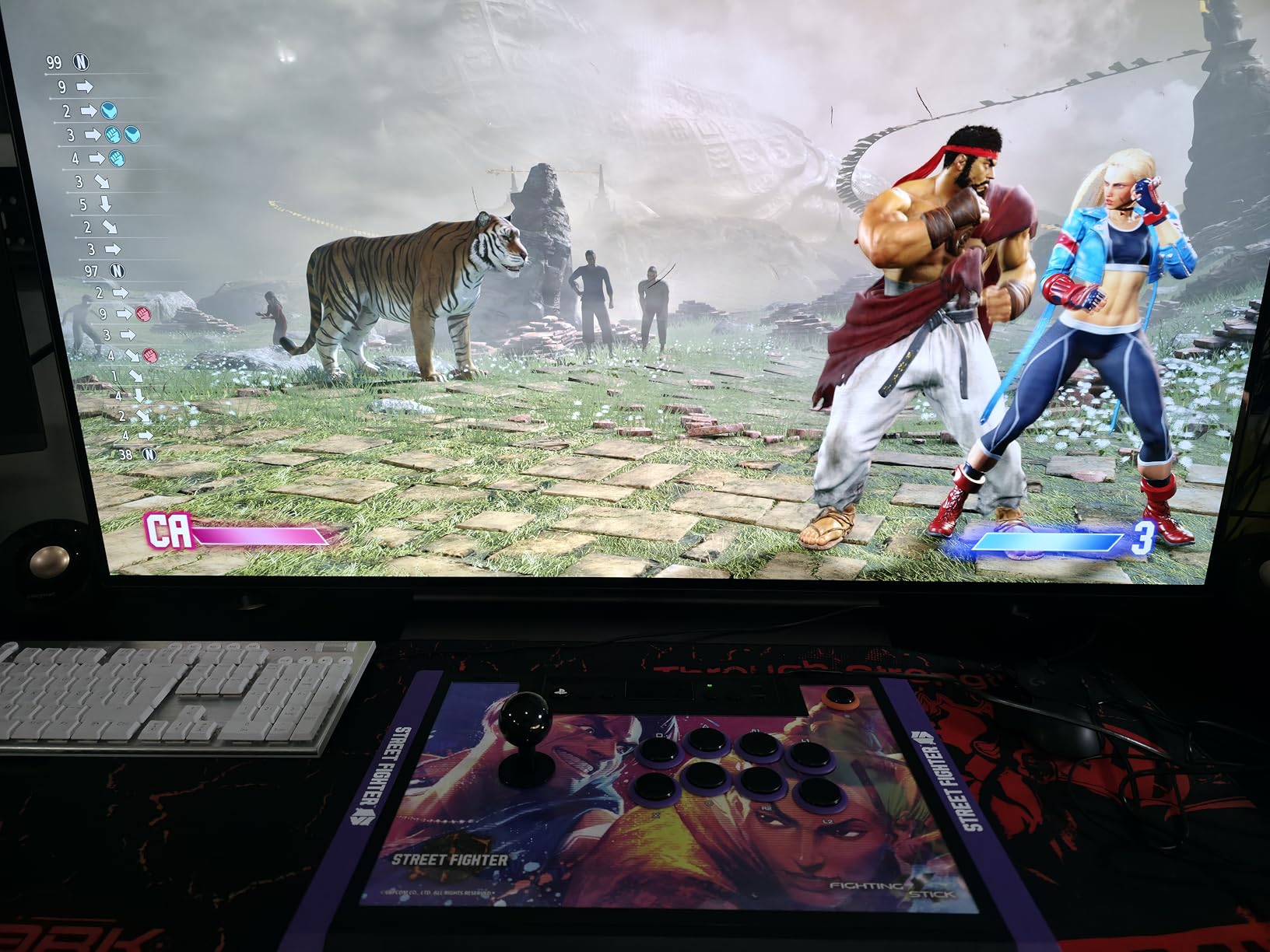 HORI PlayStation 5 Fighting Stick Alpha (Street Fighter 6 Edition) - Tournament Grade Fightstick for PS5, PS4, PC - Officially Licensed by Sony customer photo 1