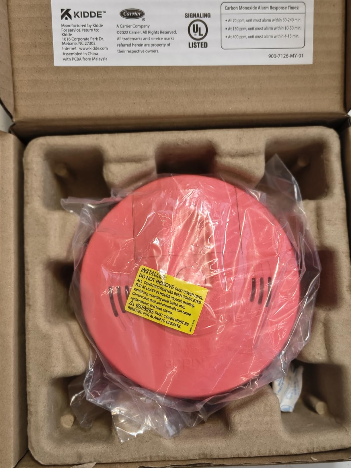 Kidde Smoke & Carbon Monoxide Detector, AA Battery Powered, LED Warning Light Indicators, 1 Pack customer photo 2